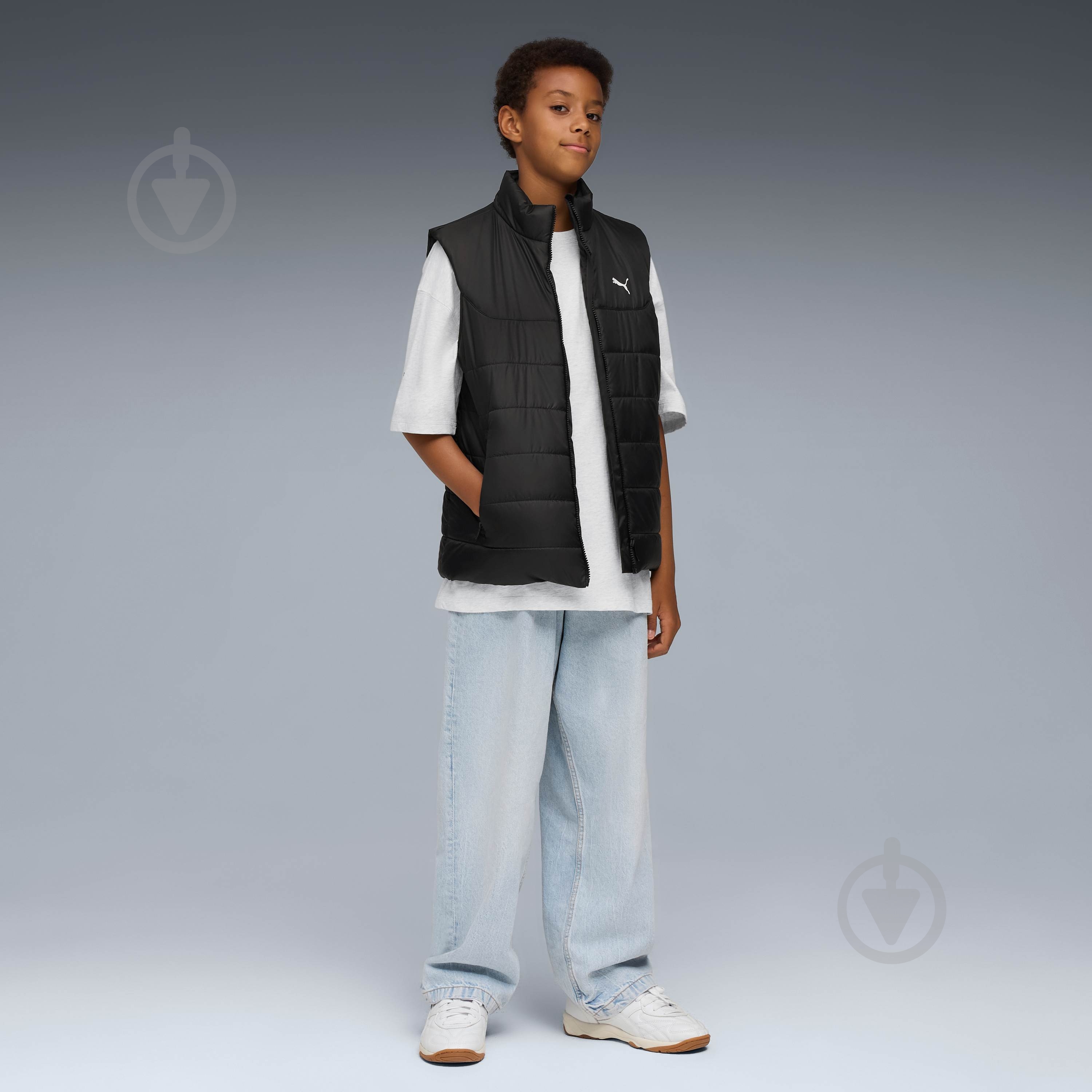 Жилет Puma ESS PADDED VEST р. 140 68522401 черный - фото 4 Жилет Puma ESS PADDED VEST р. 140 68522401 черный - фото 4