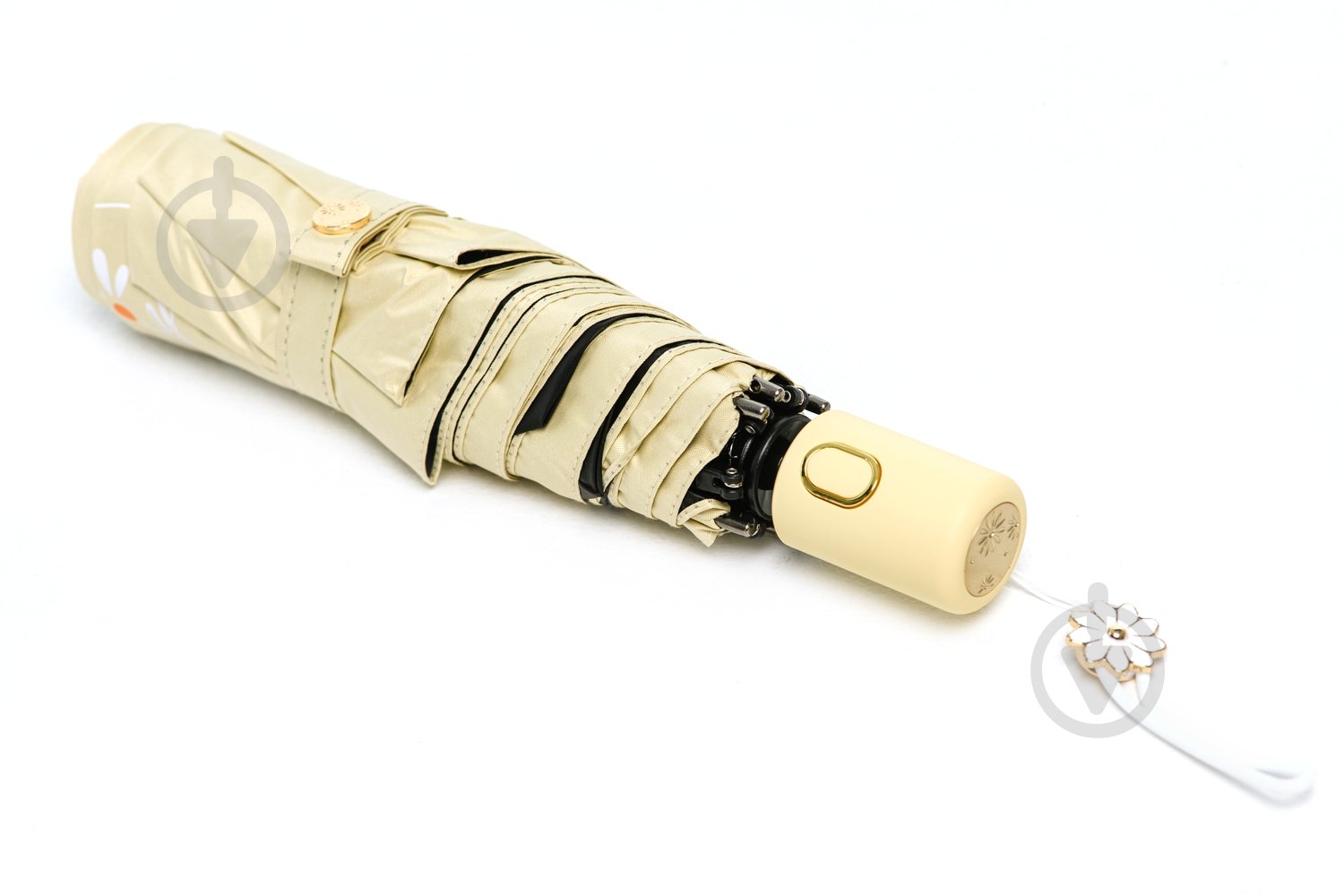 Зонт KRAGO Chamomile мини бежевый - фото 5