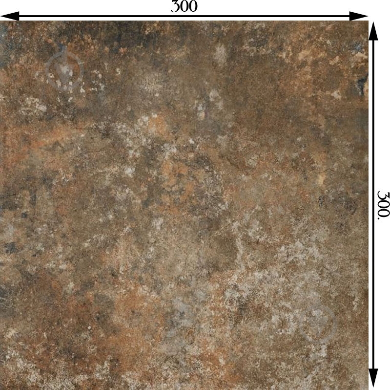 Клинкерная плитка Ceramika Paradyz Arteon brown klinkier 30х30 см (1,26) - фото 2