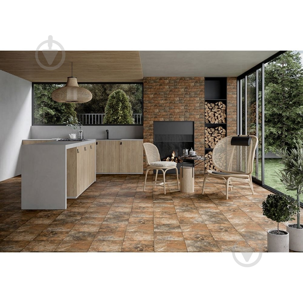 Клинкерная плитка Ceramika Paradyz Arteon brown klinkier 30х30 см (1,26) - фото 4