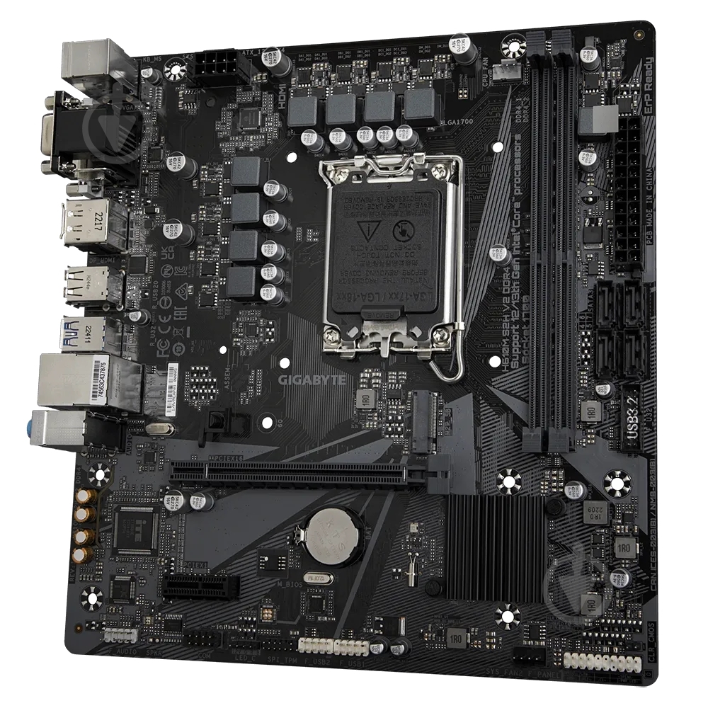 Материнская плата Gigabyte H610M S2H V2 (Socket 1700, Intel H610, micro ATX) - фото 3