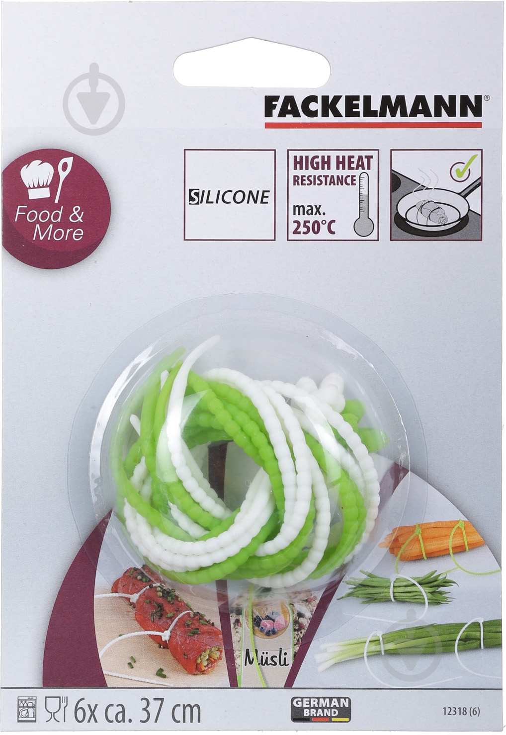 Набір зав'язок Fackelmann для рулету 6 шт. 12318 - фото 1