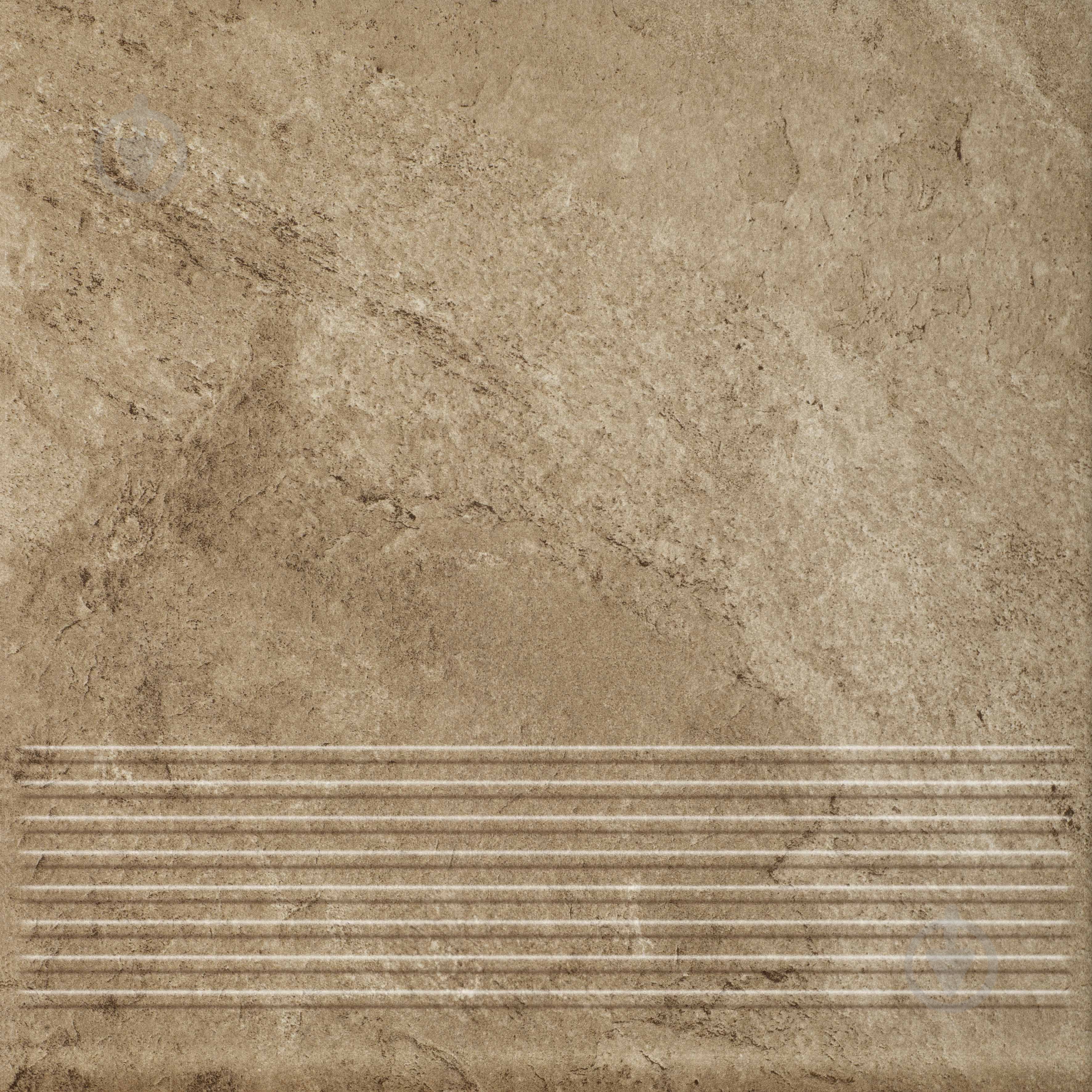 Клинкерная плитка Ceramika Paradyz Mattone pietra ochra stopnica prosta 30x30 см (1,17) - фото 2