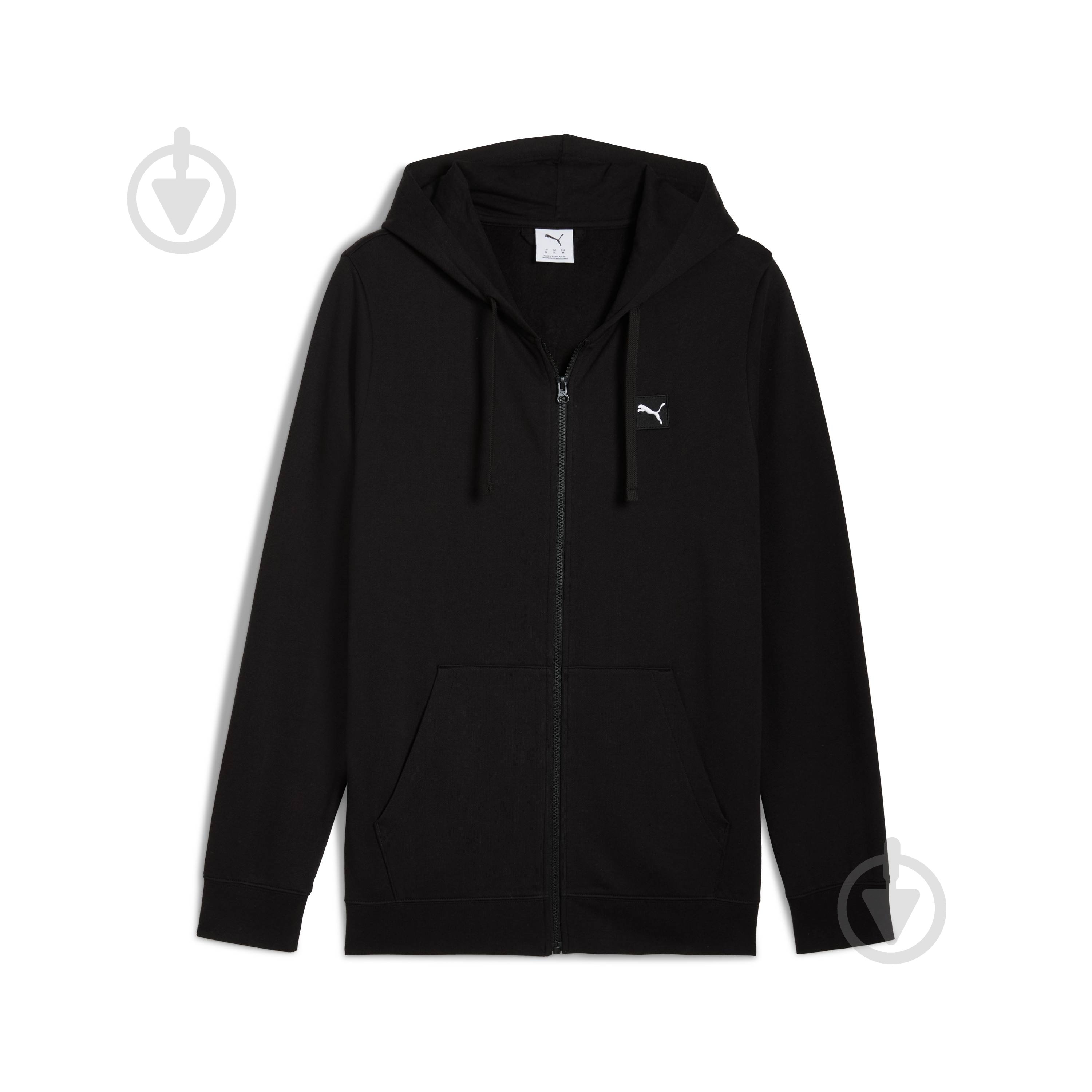 Джемпер Puma ESS ELEVATED FZ Hoodie FL 68825501 р.XL чорний - фото 4 Джемпер Puma ESS ELEVATED FZ Hoodie FL 68825501 р.XL чорний - фото 4