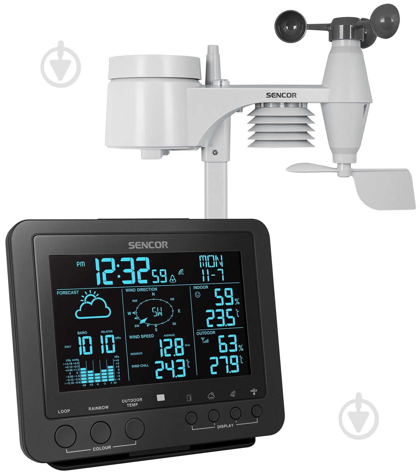 Метеостанция Sencor SWS9700 - фото 2 Метеостанция Sencor SWS9700 - фото 2