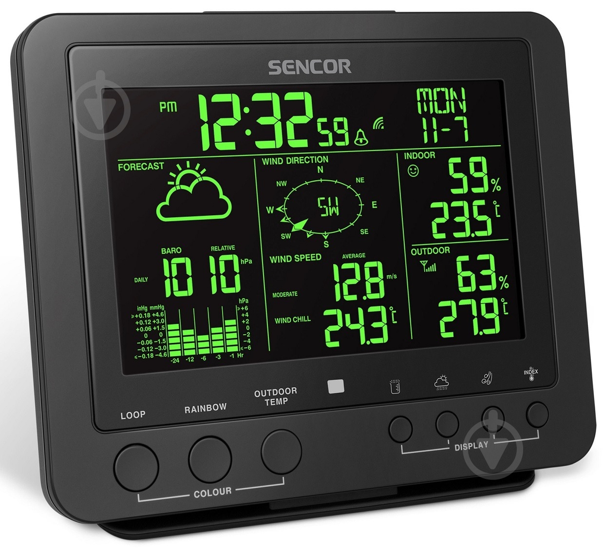 Метеостанция Sencor SWS9700 - фото 10 Метеостанция Sencor SWS9700 - фото 10