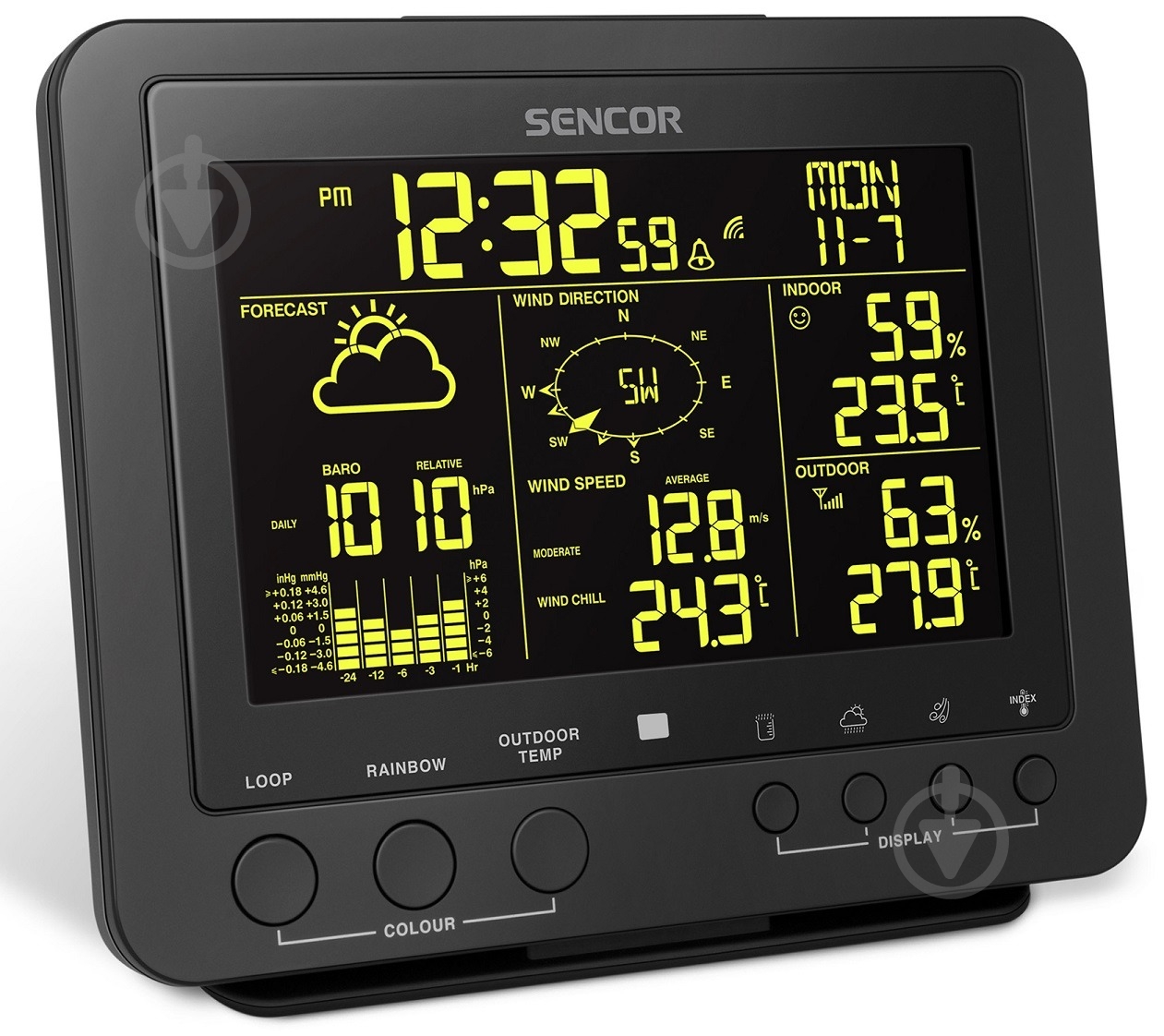 Метеостанция Sencor SWS9700 - фото 7 Метеостанция Sencor SWS9700 - фото 7
