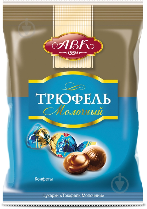 Конфеты АВК «Трюфель Молочный» 200 г (4823015648687) - фото 1