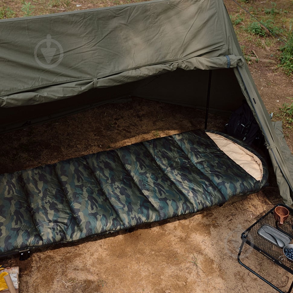 Спальний мішок Naturehike M320 CNK2350WS023, зелений камуфляж, правий (+1°C/+15°C) - фото 6 Спальний мішок Naturehike M320 CNK2350WS023, зелений камуфляж, правий (+1°C/+15°C) - фото 6