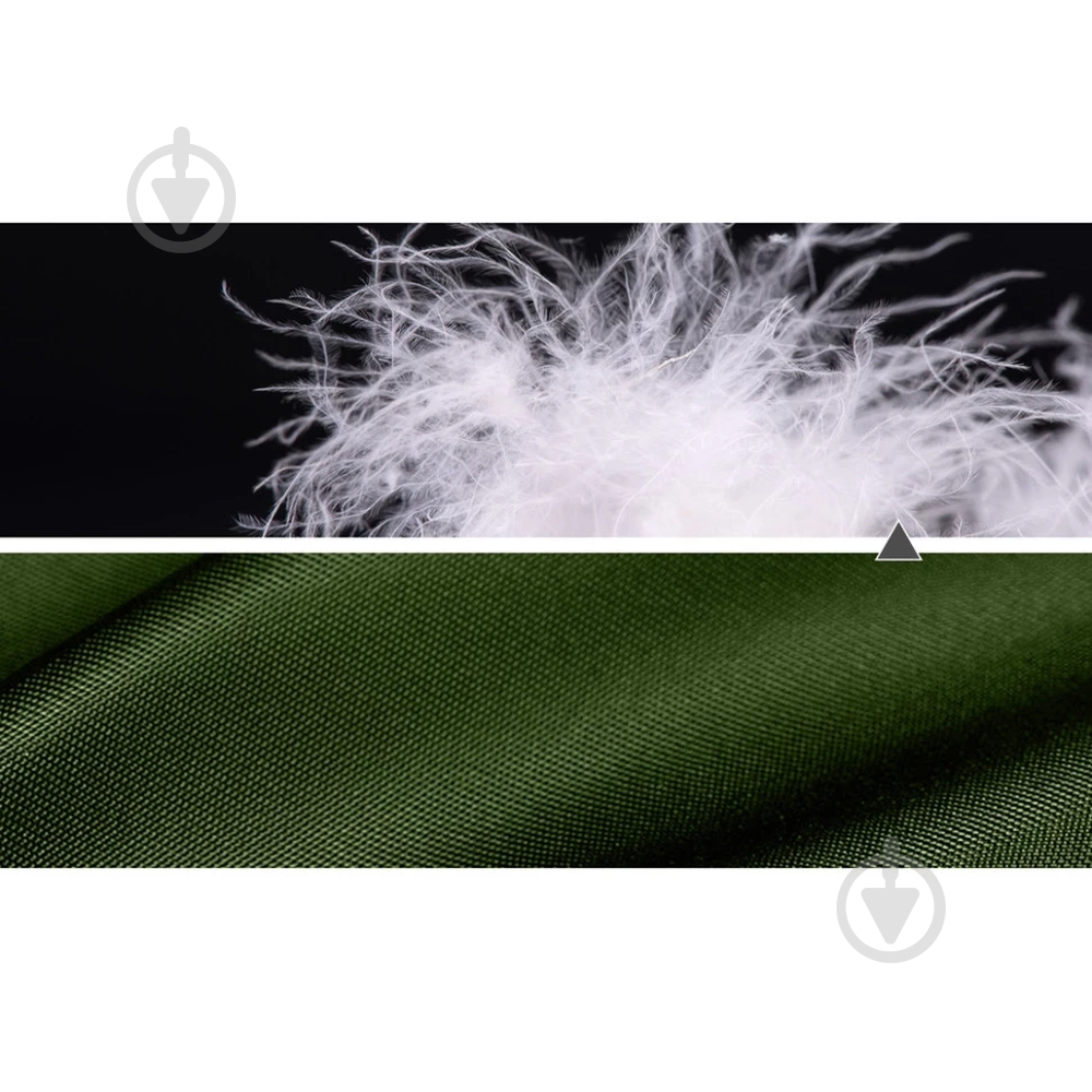 Спальний мішок Naturehike з натуральним пухом CWM295 CNK2300SD013, зелений (+11°C/-8°C) - фото 6