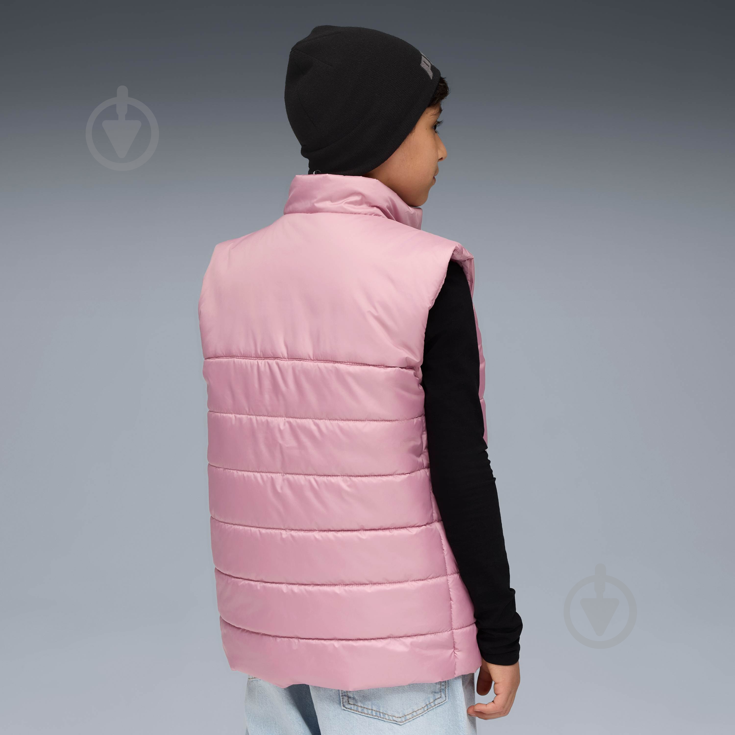 Жилет Puma ESS PADDED VEST р. 128 68522465 розовый - фото 2