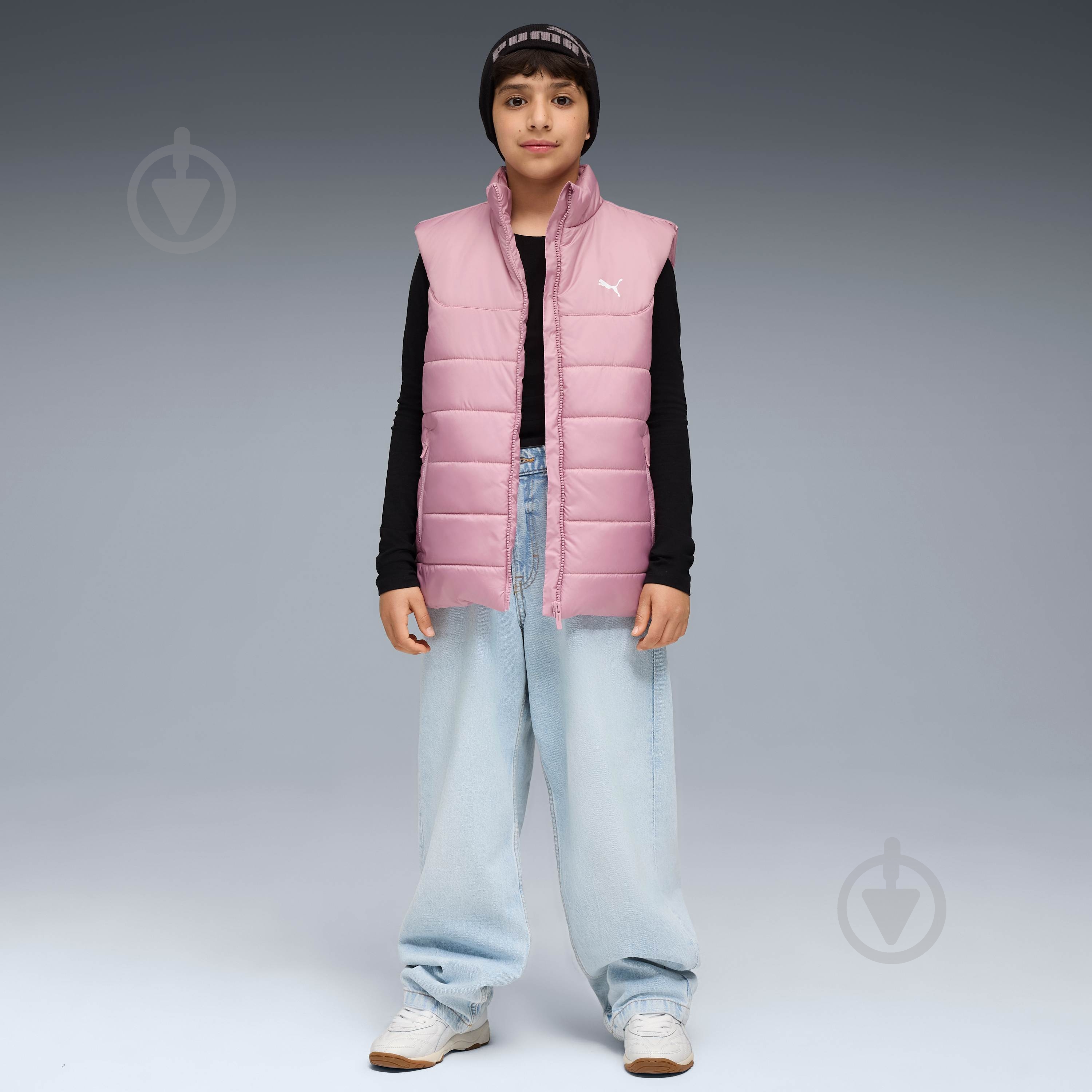 Жилет Puma ESS PADDED VEST р. 128 68522465 розовый - фото 4