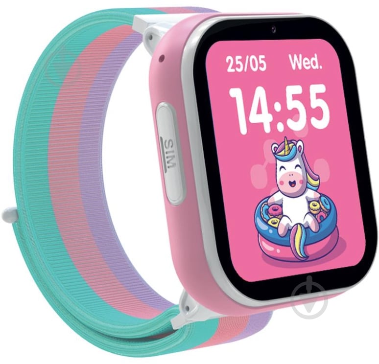 Смарт-годинник дитячий Gelius Pro GP-PK008 (Rainbow) white (00000098500) - фото 1