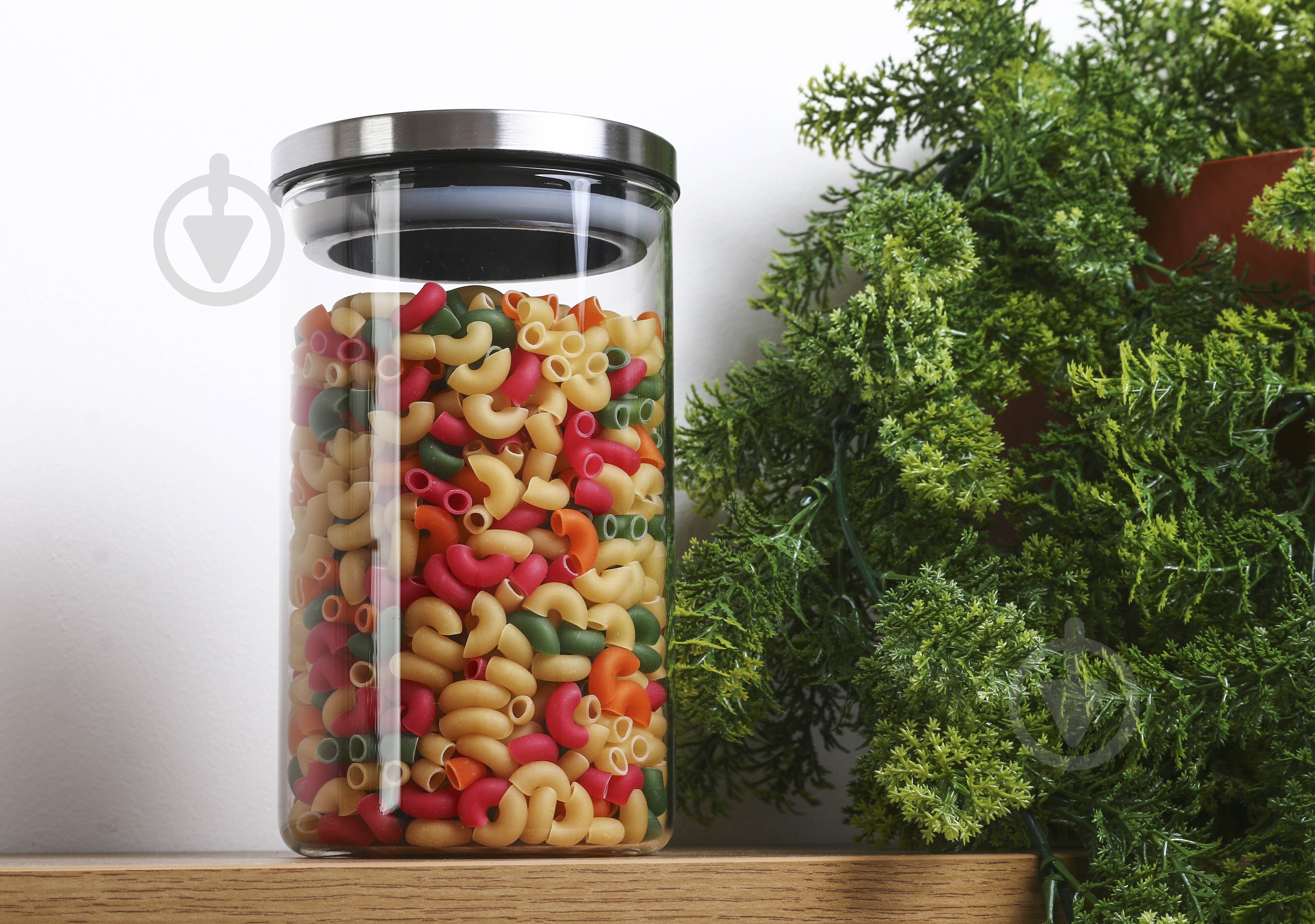 Банка для сыпучих Flamberg Simple 1 л 17x10,5 м - фото 3