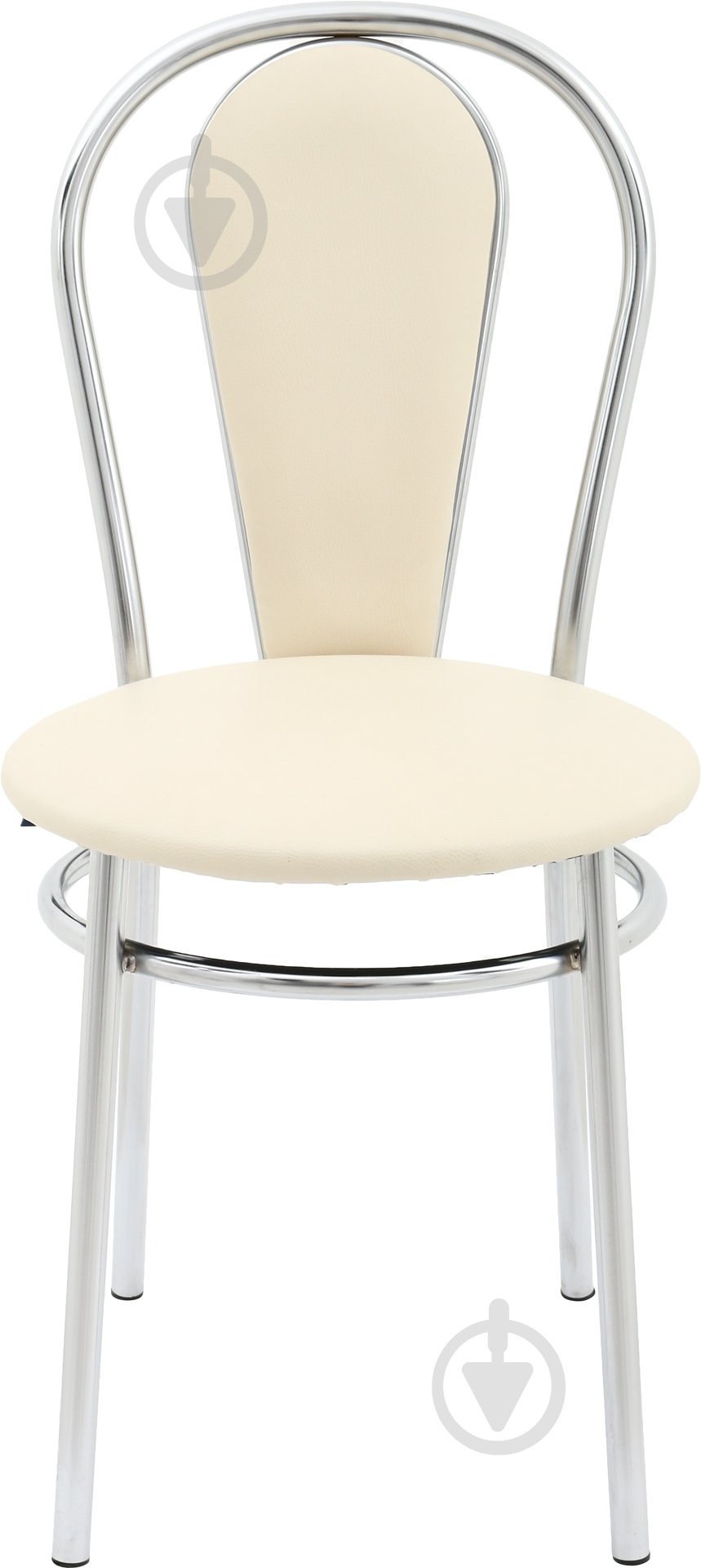 Стілець обідній Nowy Styl Florino Chrome V-18 хром/молочний - фото 1