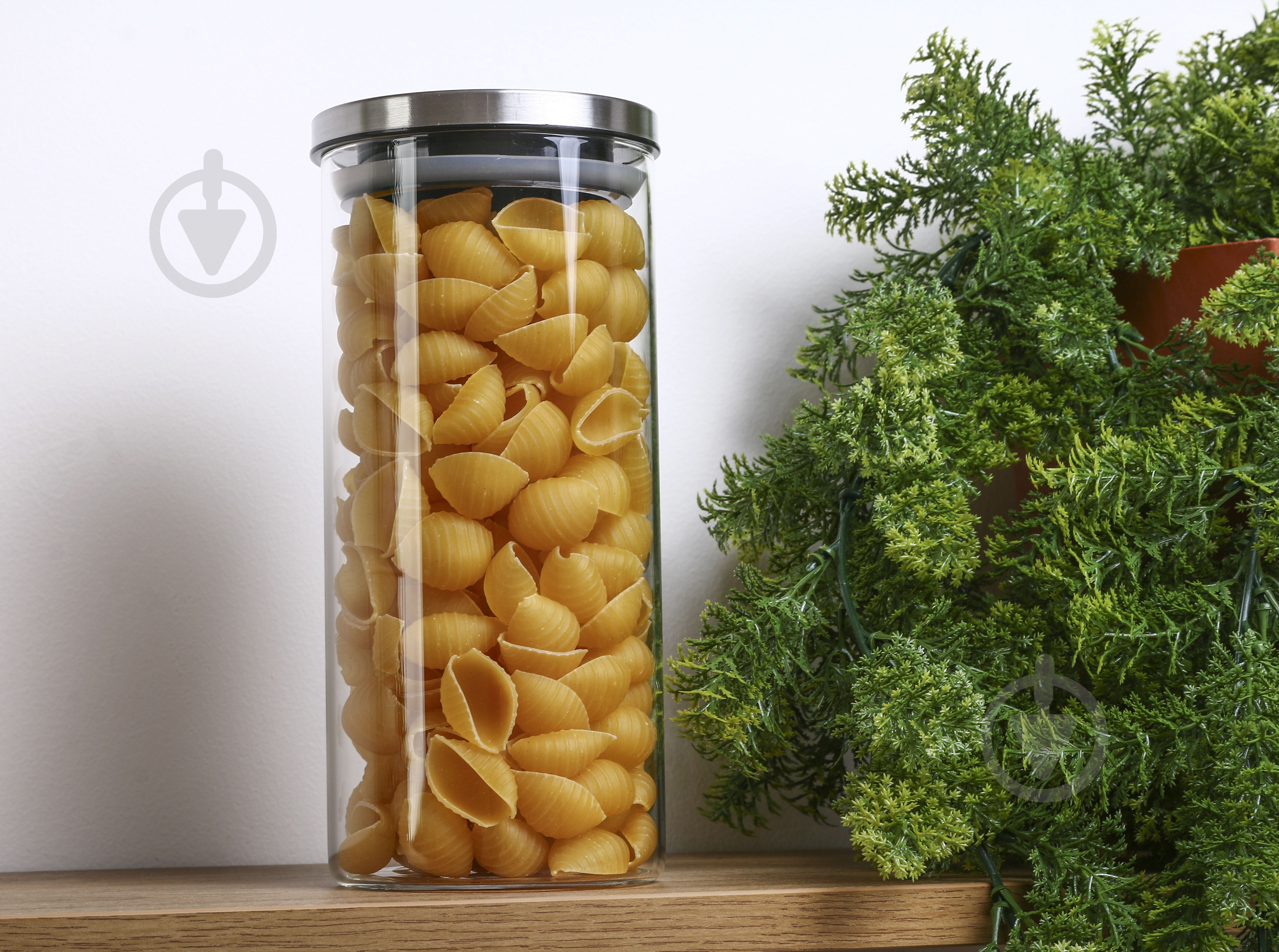 Банка для сыпучих Flamberg Simple 1,3 л 22x10,5 см - фото 3