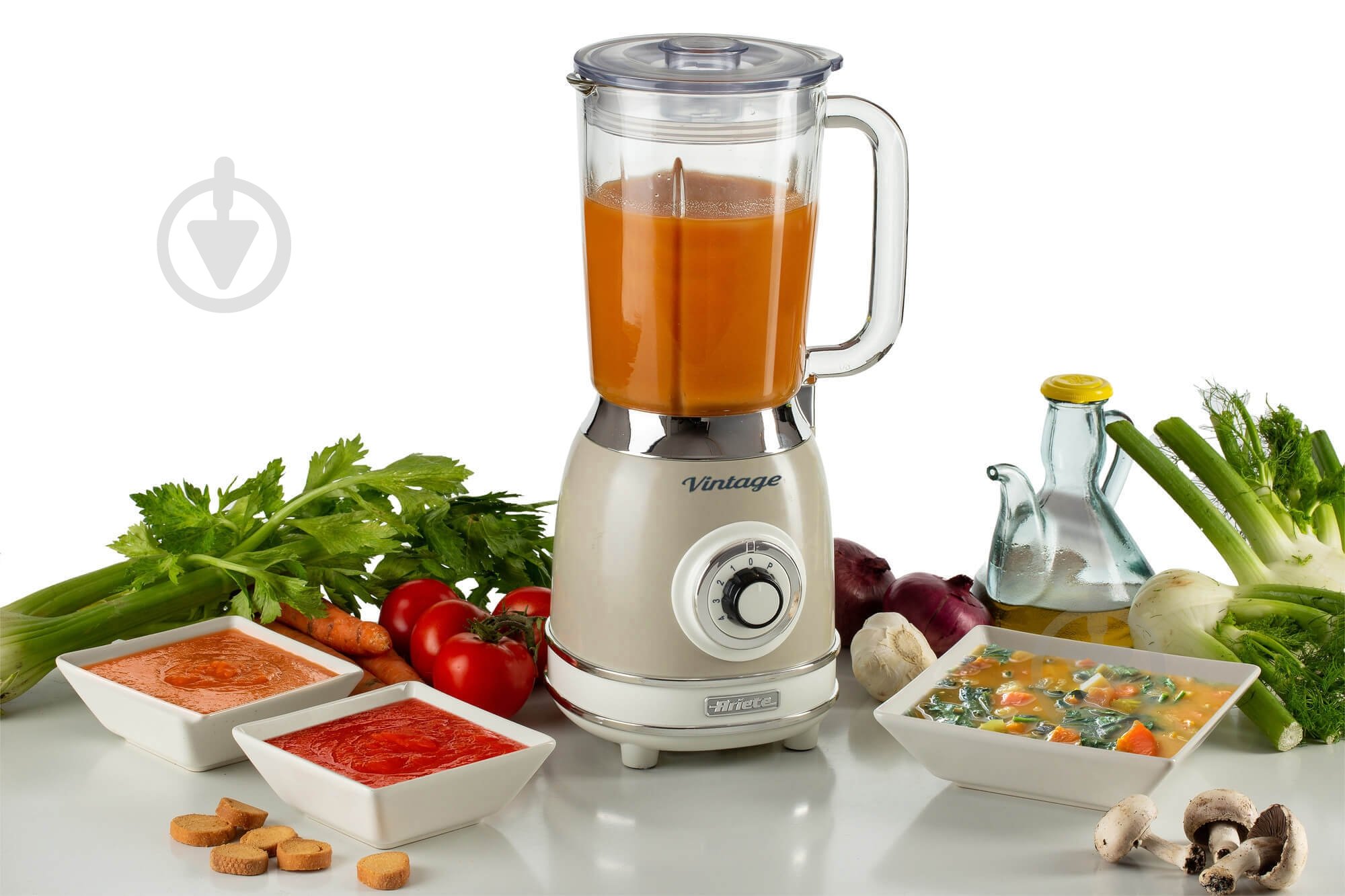 Блендер стационарный Ariete 583 бежевый - фото 2