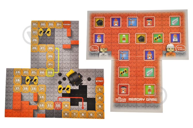 Конструктор qbee Block&Steps: Будівельний набір + ходилка і меморі гра 3в1 QB300-003 - фото 4 Конструктор qbee Block&Steps: Будівельний набір + ходилка і меморі гра 3в1 QB300-003 - фото 4