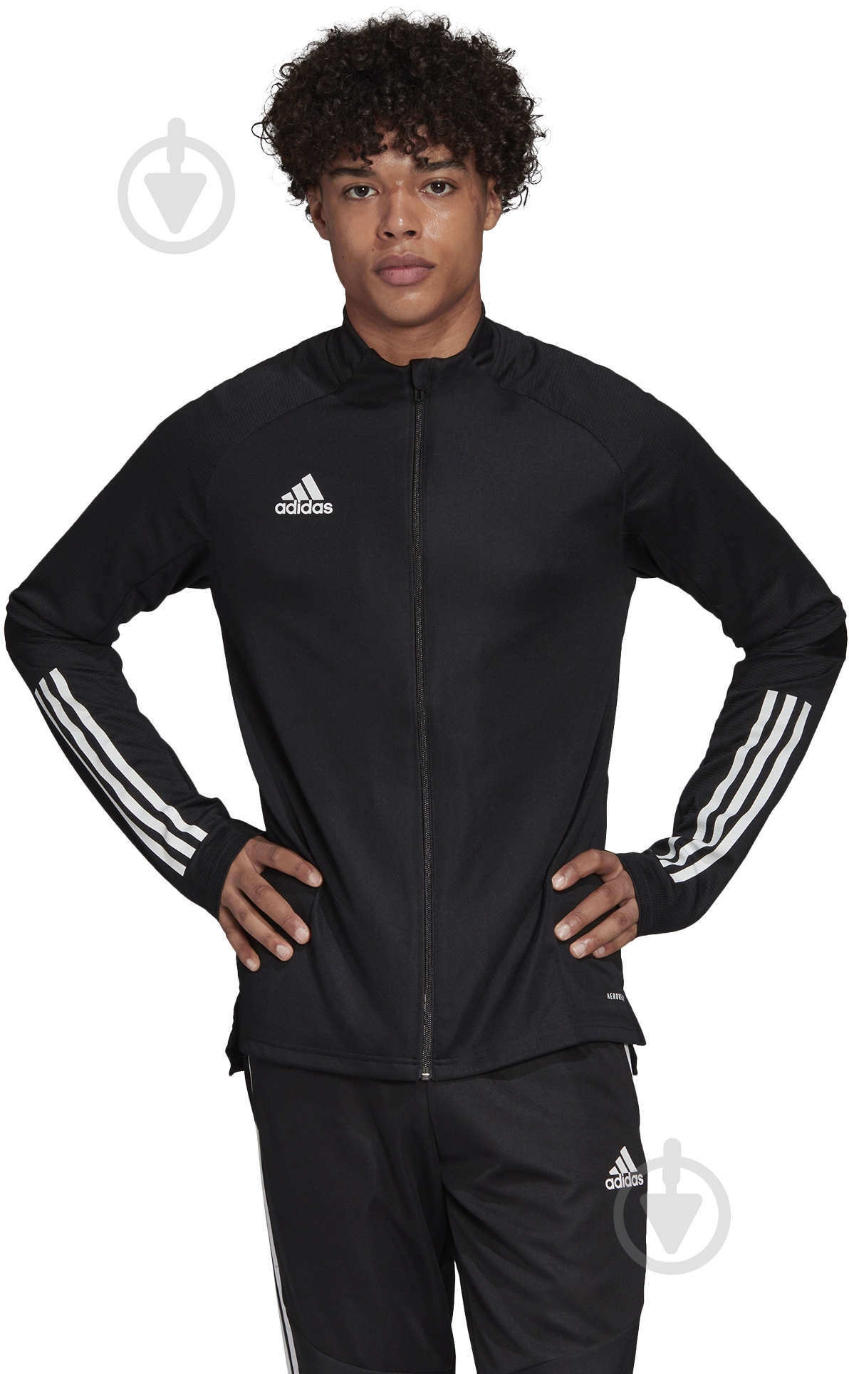 Ветровка мужская весенняя Adidas CON20 TR JKT FS7108 р.S черная - фото 10