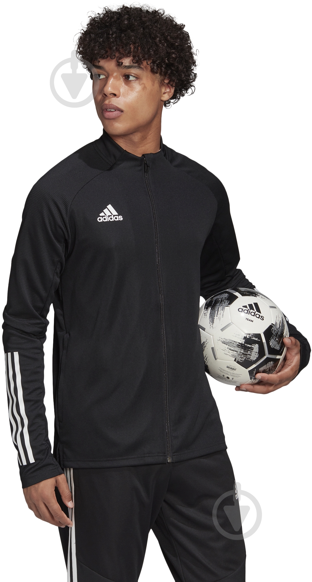 Ветровка мужская весенняя Adidas CON20 TR JKT FS7108 р.S черная - фото 11