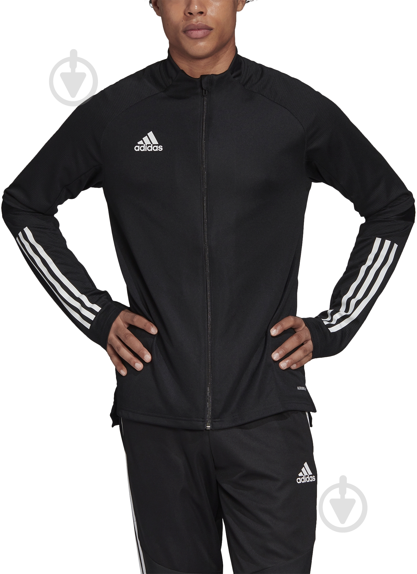 Ветровка мужская весенняя Adidas CON20 TR JKT FS7108 р.S черная - фото 8