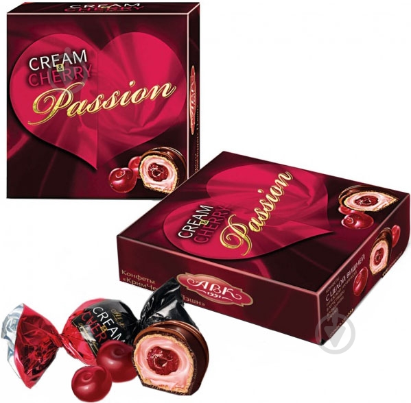 Конфеты АВК Cream&Cherry Passion 48 г (4823015649004) - фото 1