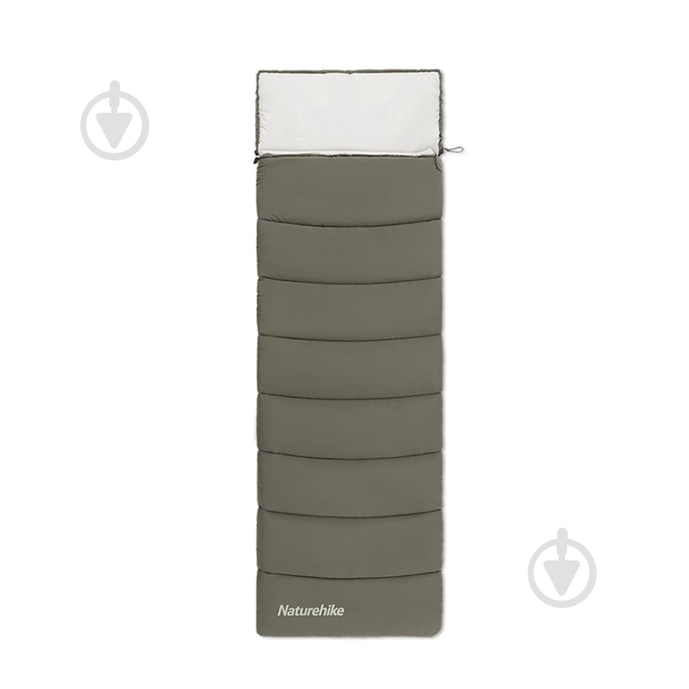 Спальний мішок Naturehike LD350 CNK2300SD016, темно-зелений (+2°C/-20°C) - фото 1