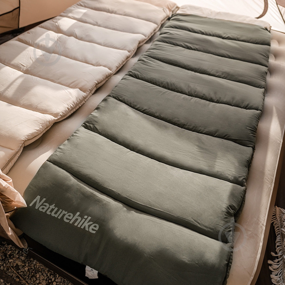Спальний мішок Naturehike LD350 CNK2300SD016, темно-зелений (+2°C/-20°C) - фото 5