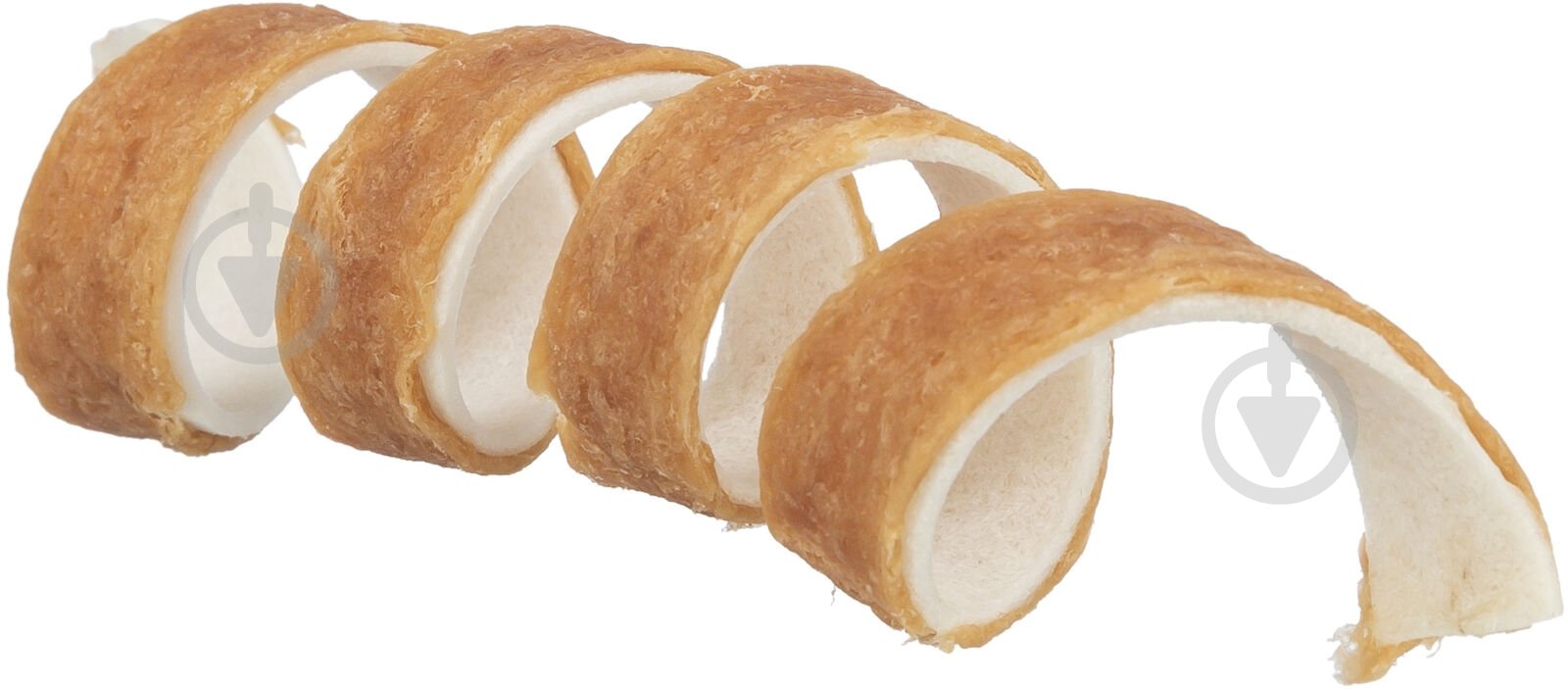 Лакомство Trixie Denta Fun Duck Chewing Curl bulk жевательный завиток 12 см 5 шт. - фото 1 Лакомство Trixie Denta Fun Duck Chewing Curl bulk жевательный завиток 12 см 5 шт. - фото 1