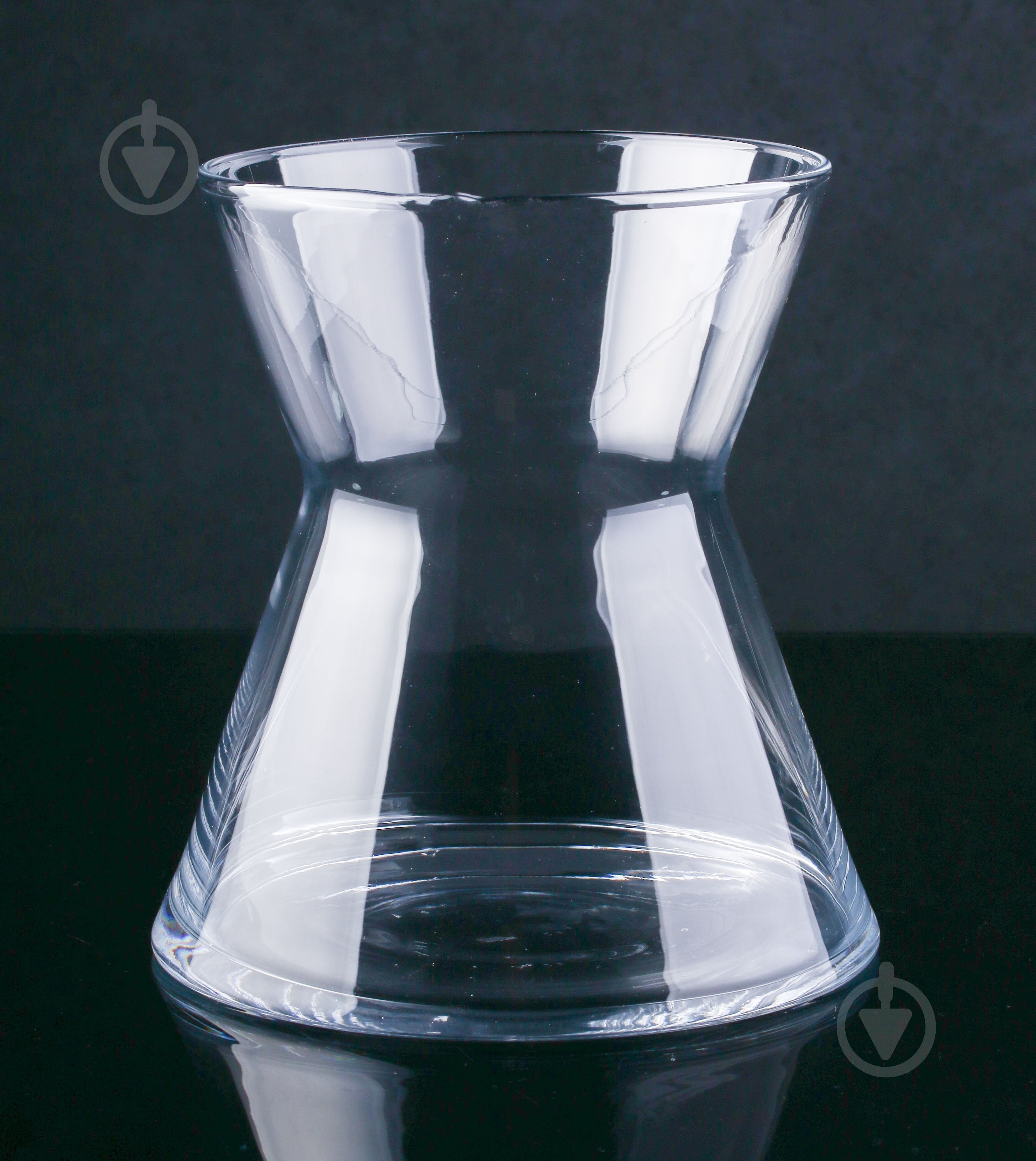 Ваза стеклянная Джо 16х20 см 20 см - фото 1 Ваза стеклянная Джо 16х20 см 20 см - фото 1