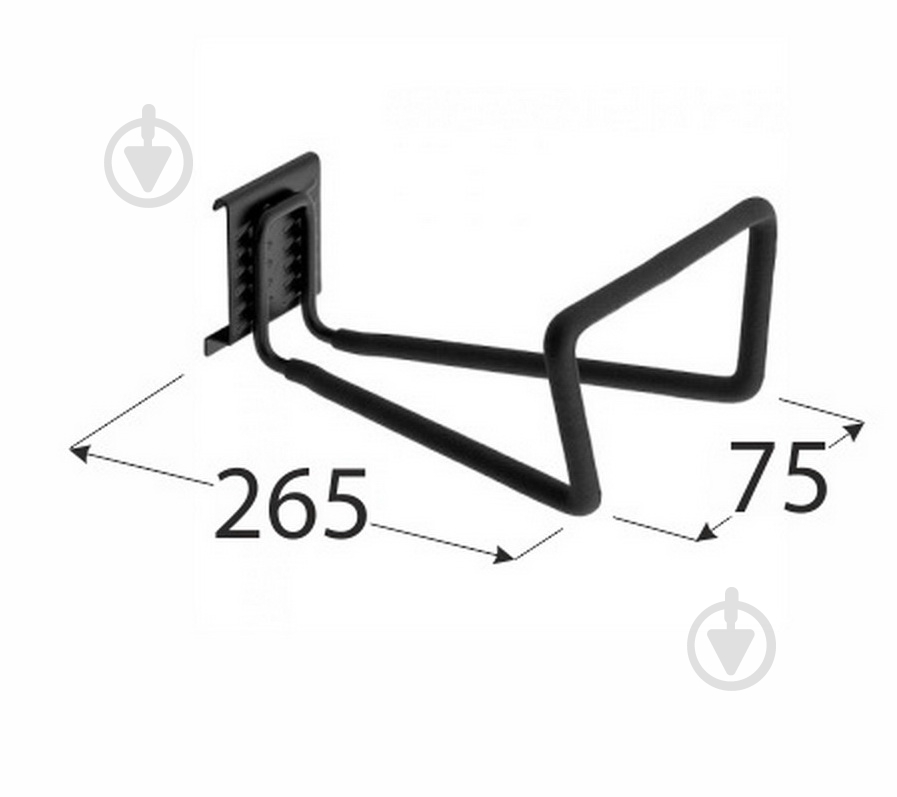 Крюк гаражный SGH6 265х75 мм - фото 2