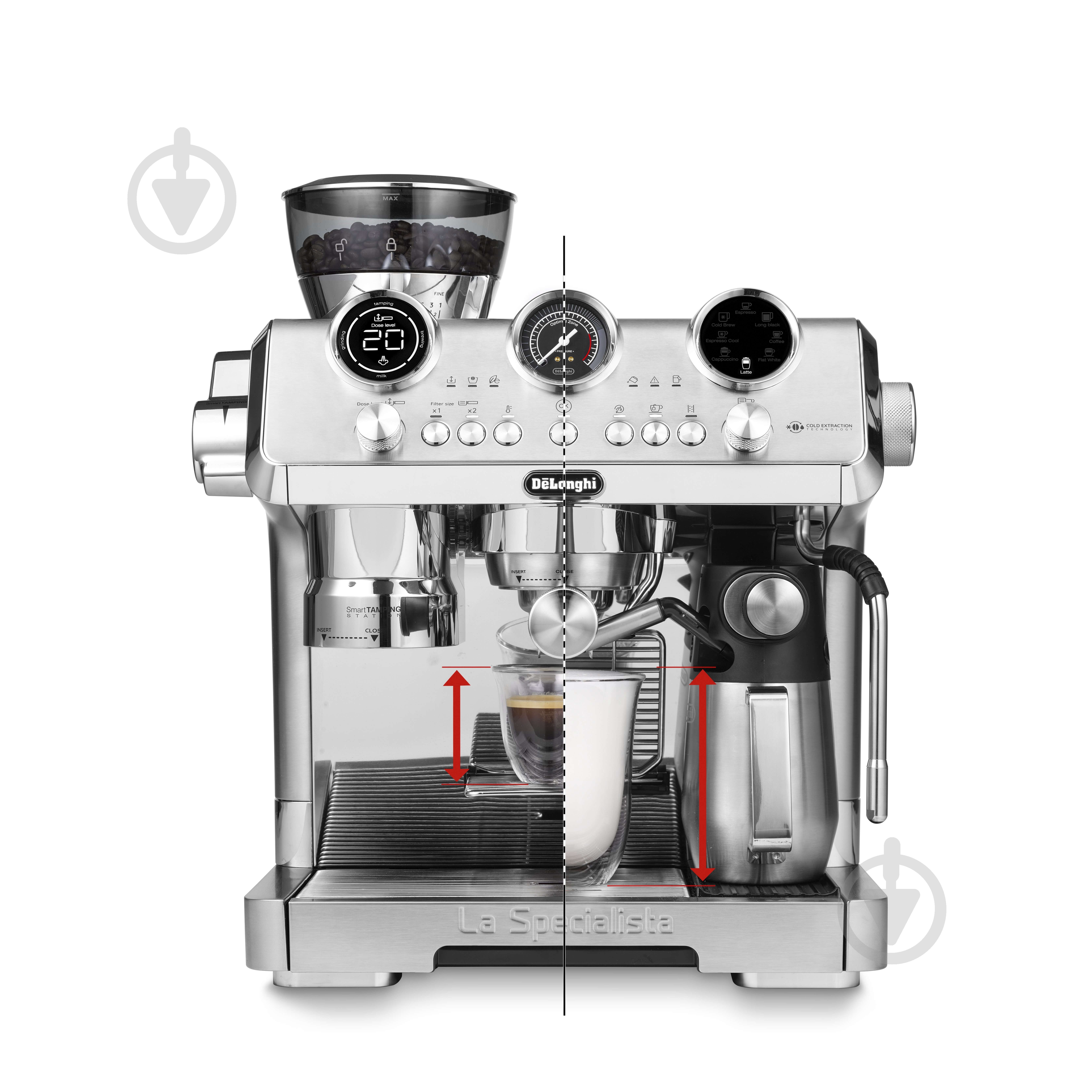 Кавоварка ріжкова Delonghi La Specialista Maestro EC9885.M - фото 8