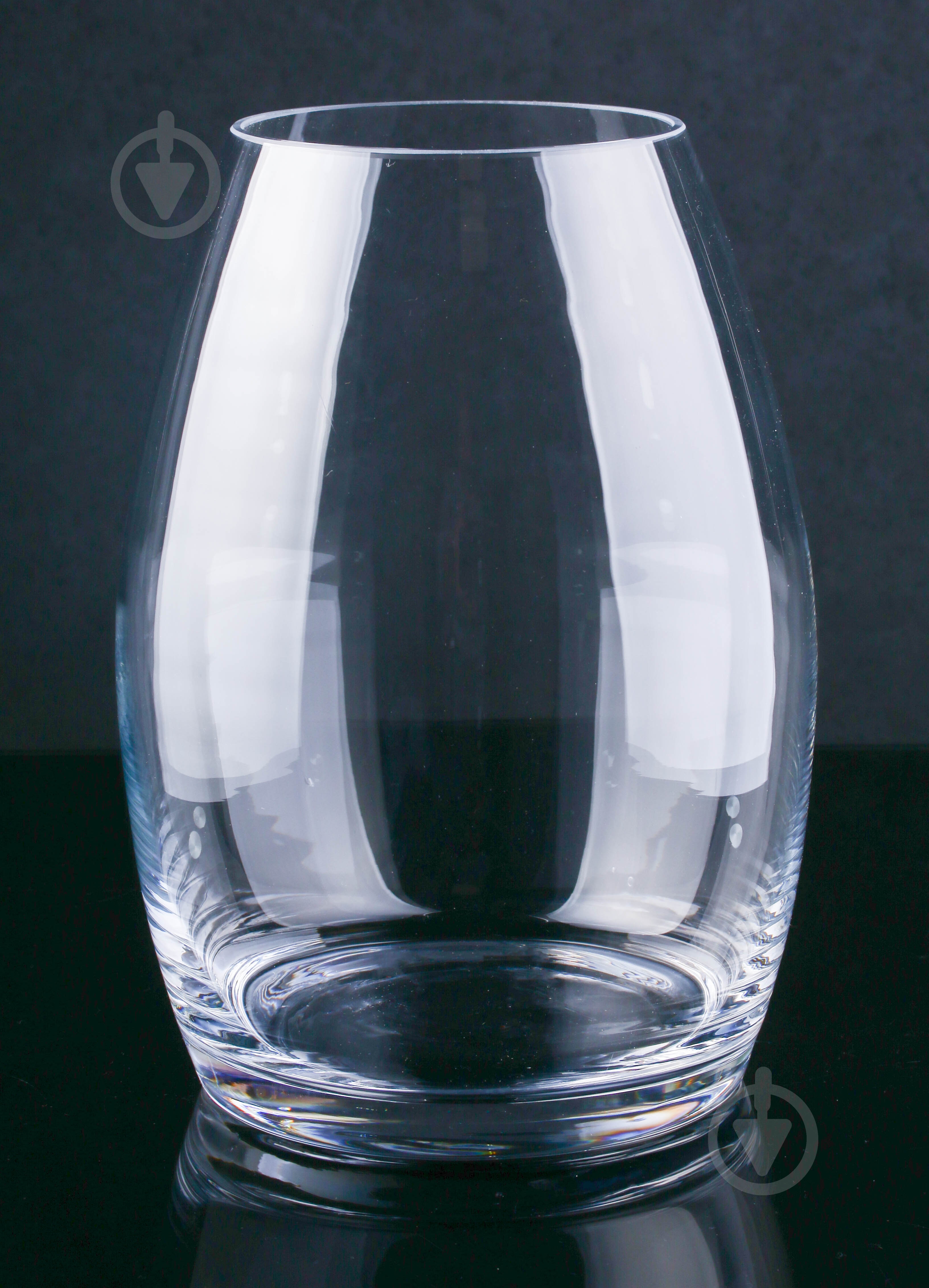 Ваза стеклянная Анеля 18,5х27 см 27 см прозрачная - фото 1 Ваза стеклянная Анеля 18,5х27 см 27 см прозрачная - фото 1