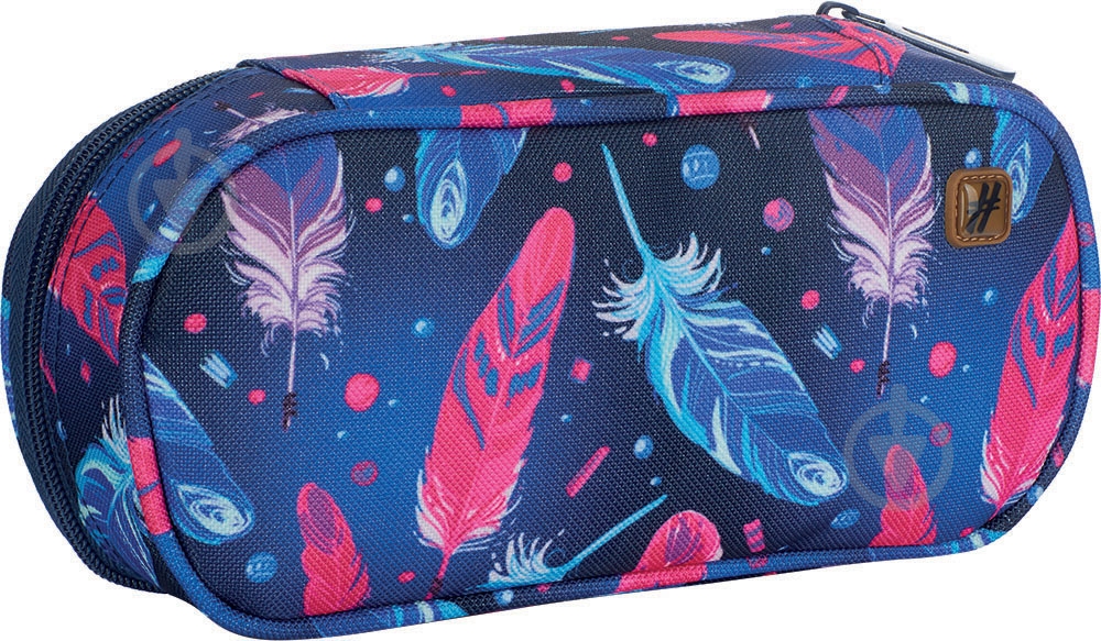 Пенал школьный HS-122 Hash синий - фото 2