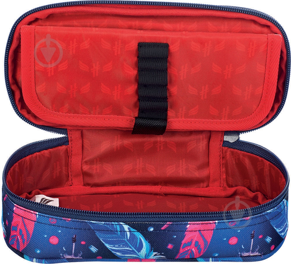 Пенал школьный HS-122 Hash синий - фото 4