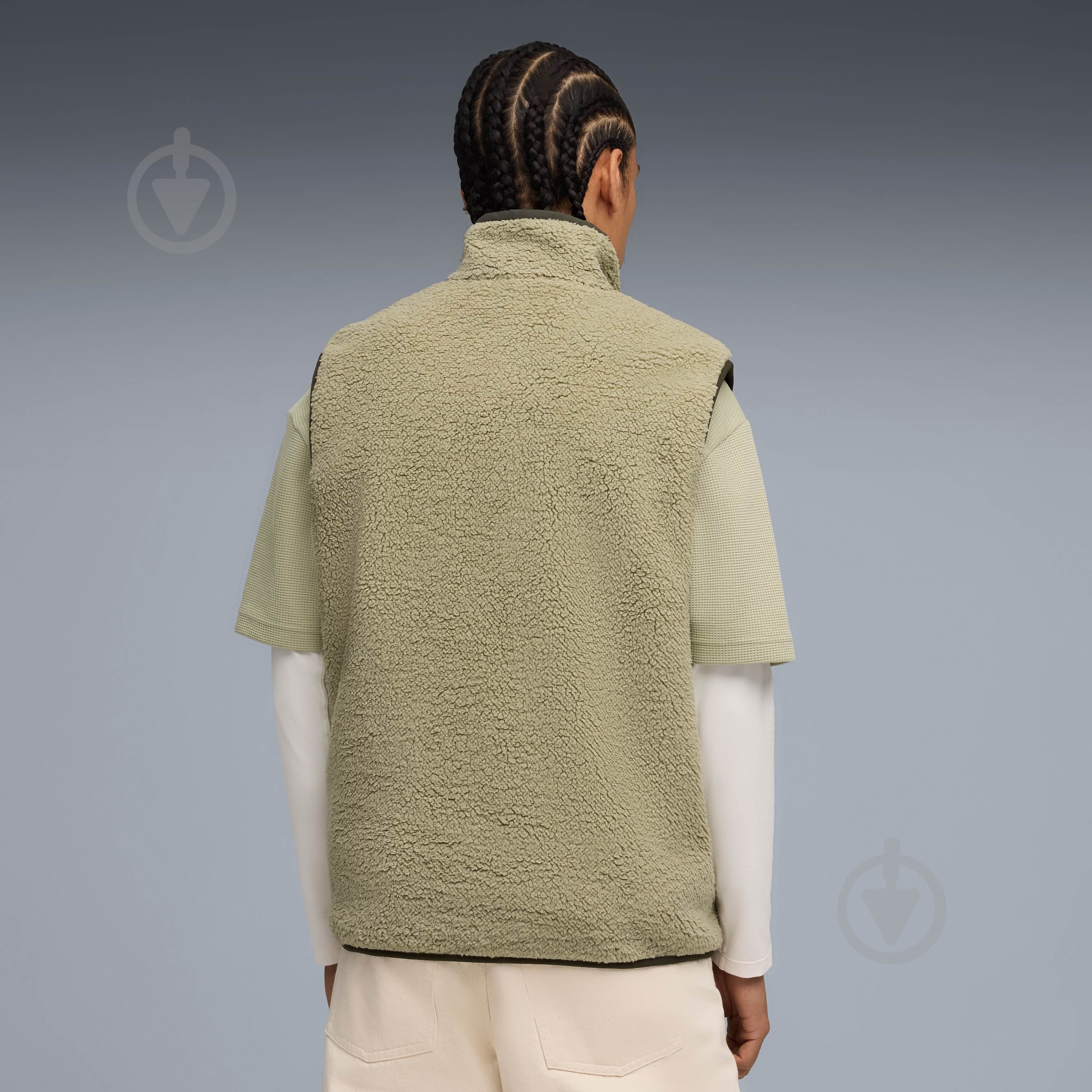 Жилет Puma Reversible Hybrid Sherpa Vest 68837282 р.2XL хакі - фото 2