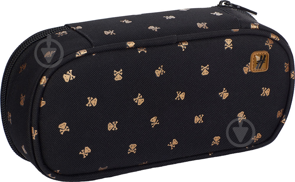 Пенал школьный HS-176 Hash черный - фото 2