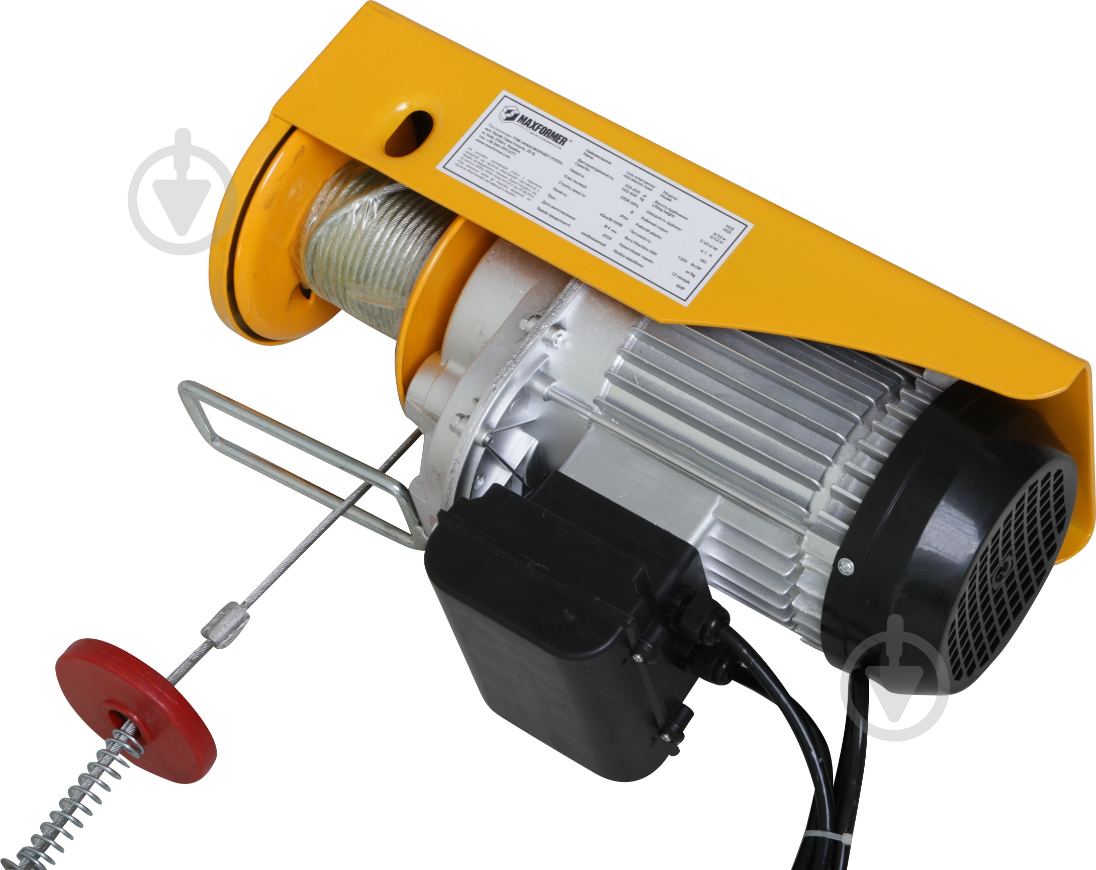 Електротельфер Maxformer НGS300 Таль електрична НGS300/600, 12/6 - фото 2 Електротельфер Maxformer НGS300 Таль електрична НGS300/600, 12/6 - фото 2