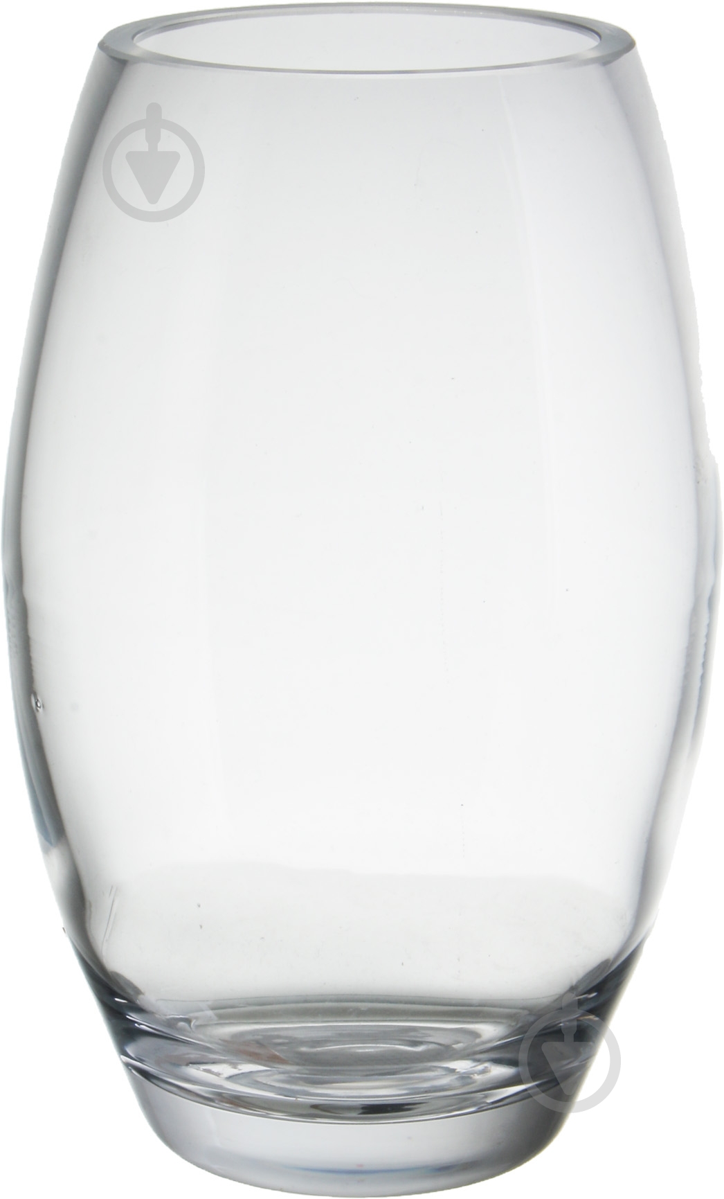 Ваза стеклянная 12,5х20 см 20 см прозрачная - фото 1