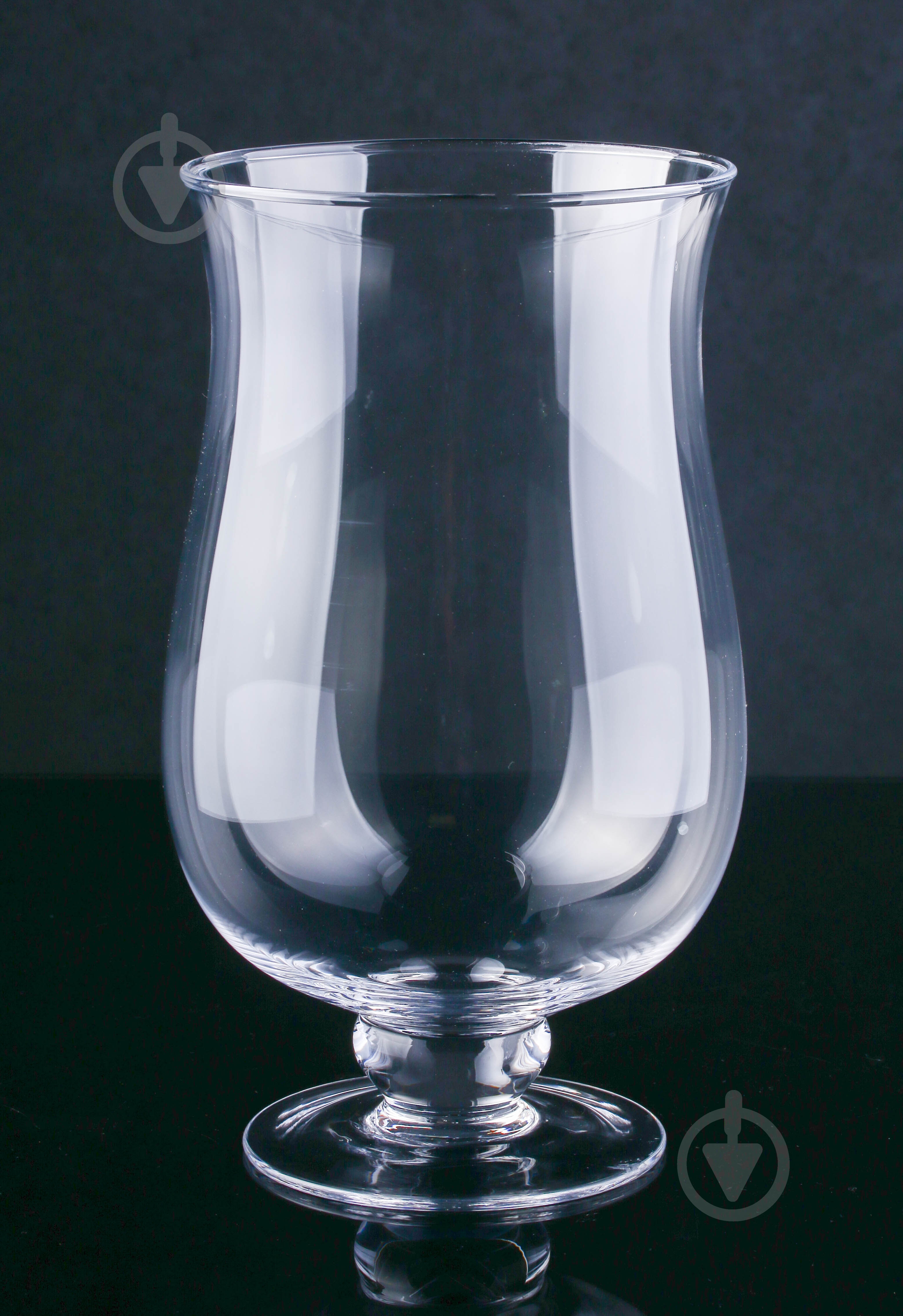 Ваза стеклянная 14,7х25 см 25 см прозрачная - фото 1