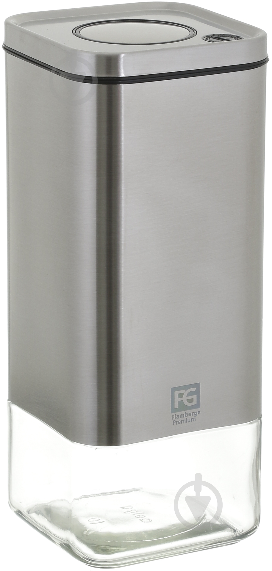 Ємність для зберігання Flamberg Premium Steel Quadro 1,3 л - фото 1