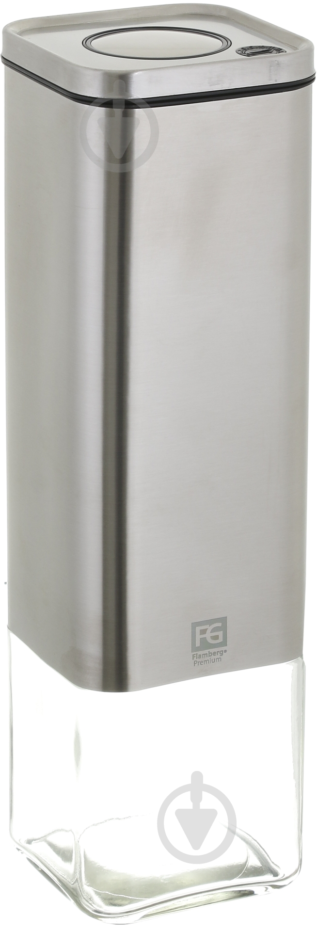 Ємність для зберігання Flamberg Premium Steel Quadro 2 л - фото 1