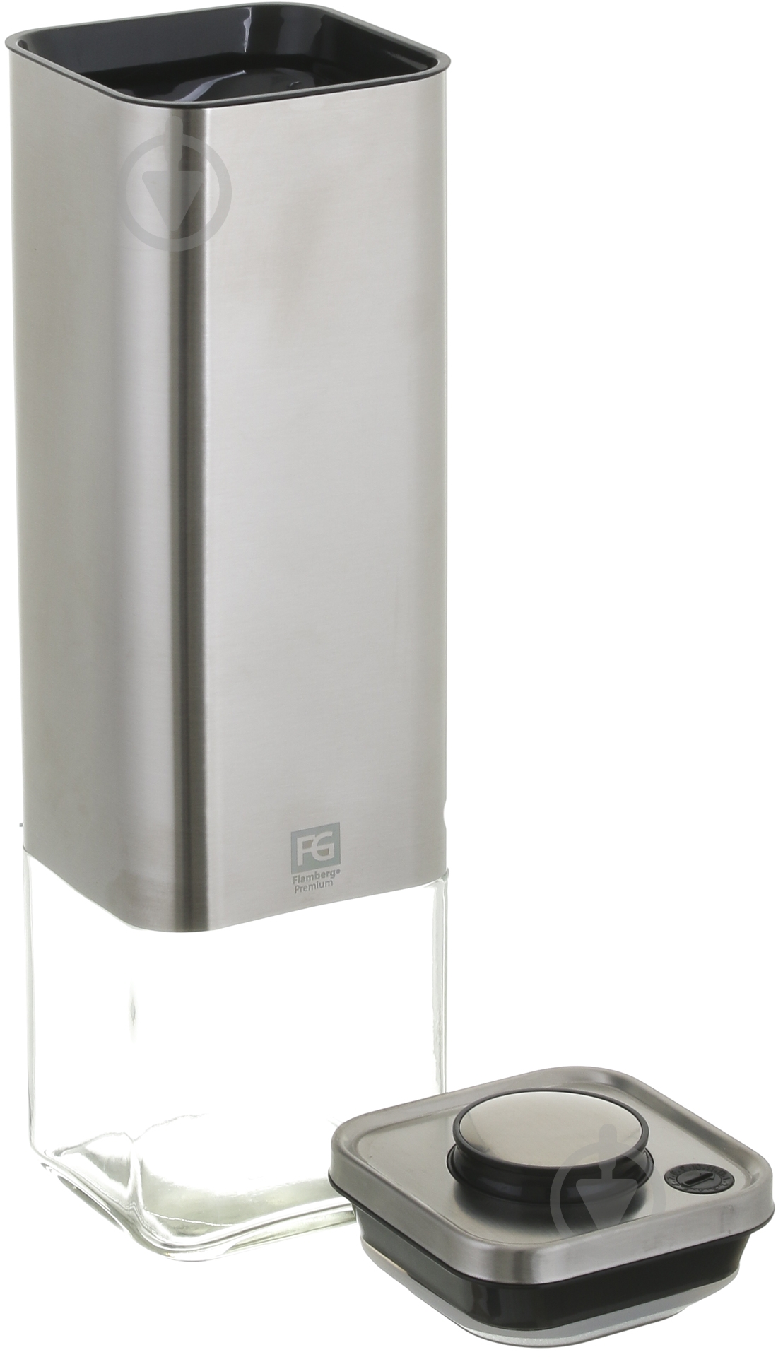 Ємність для зберігання Flamberg Premium Steel Quadro 2 л - фото 5