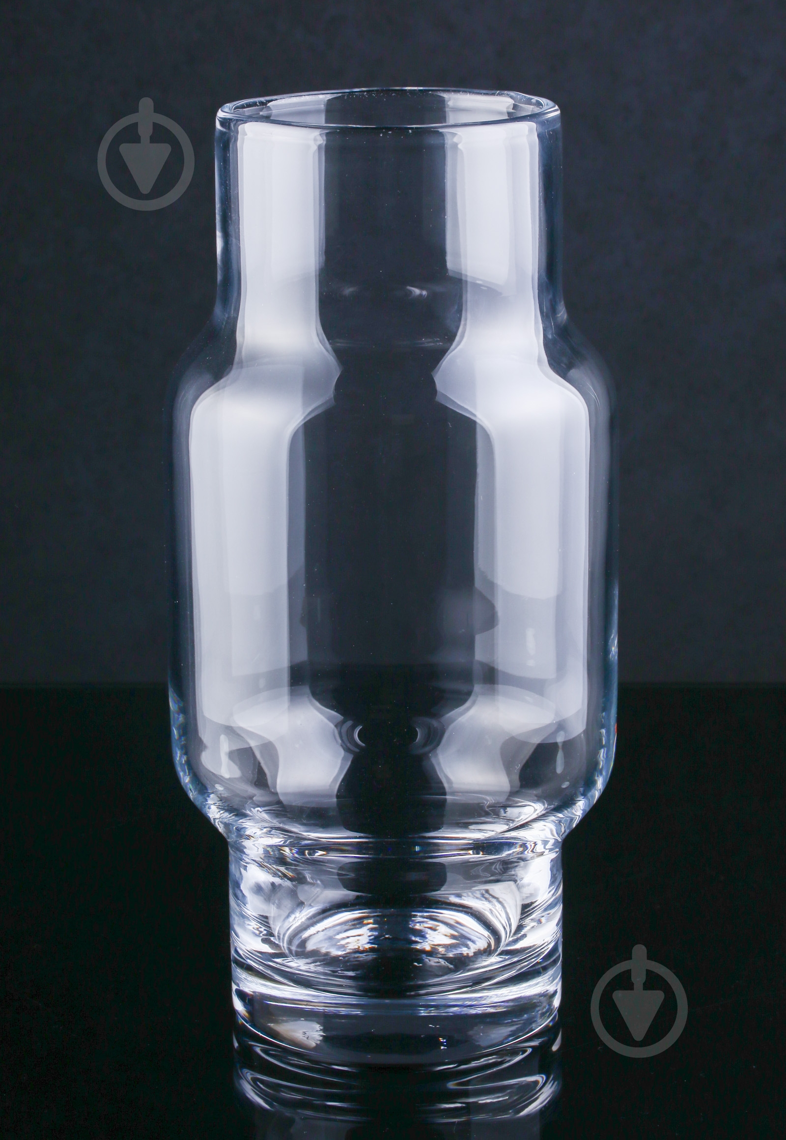 Ваза стеклянная 14,5х20 см 20 см прозрачная - фото 1