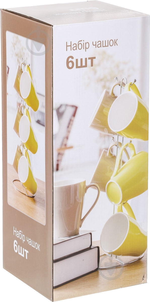 Набір чашок Fiora Home Collection 350 мл 6 шт. B66 - фото 4