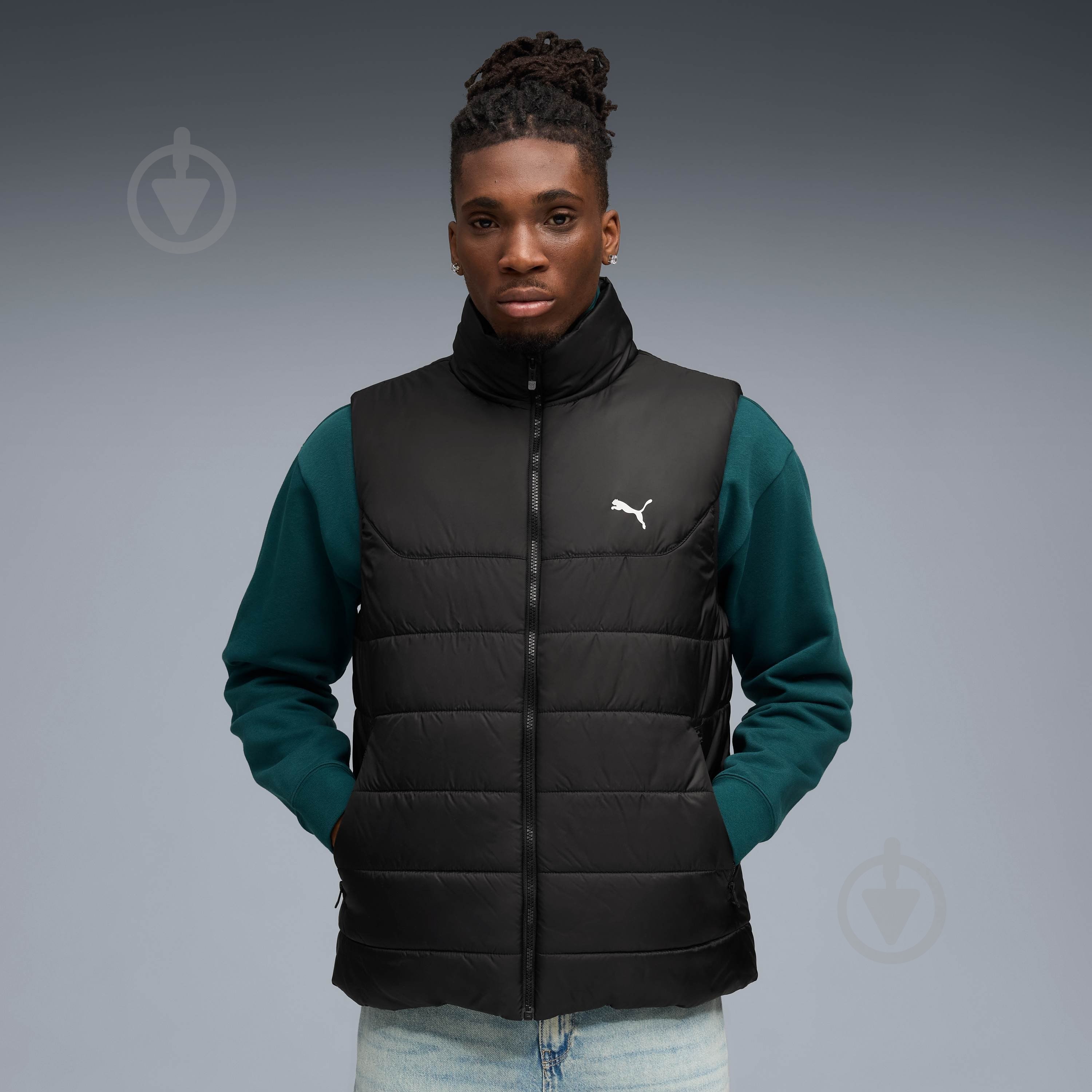 Жилет Puma ESS PADDED VEST 68520901 р.L чорний - фото 1