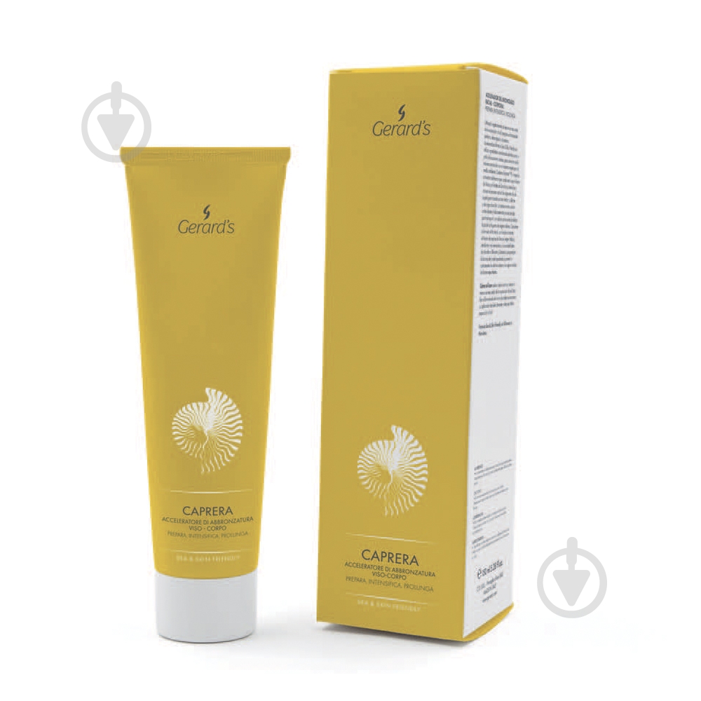 Лосьон для загара Gerard’s Caprera Face-Body Tan Accelerator 150 мл - фото 1