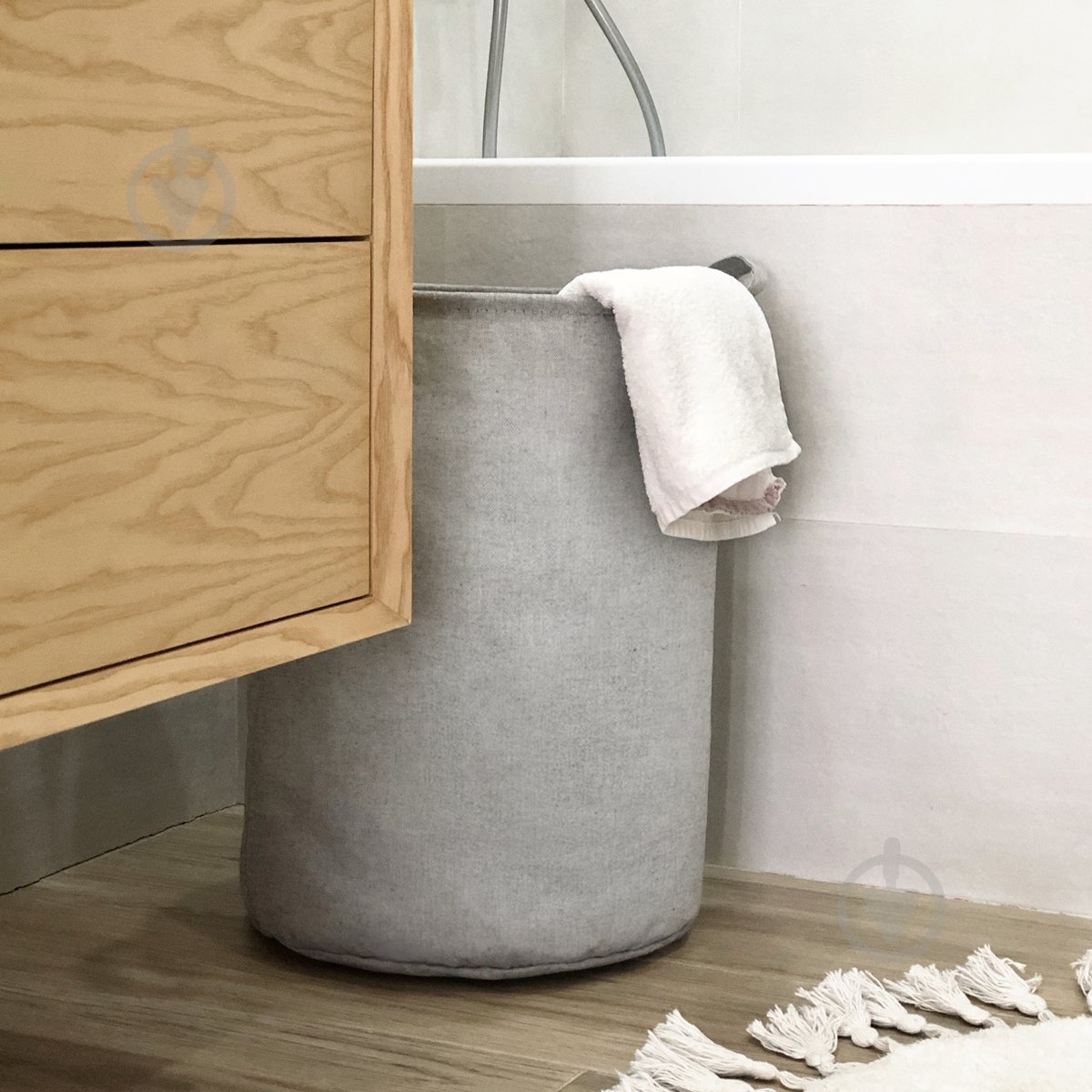 Кошик для зберігання універсальний MVM TH-01 GRAY 500x360x360 мм - фото 5