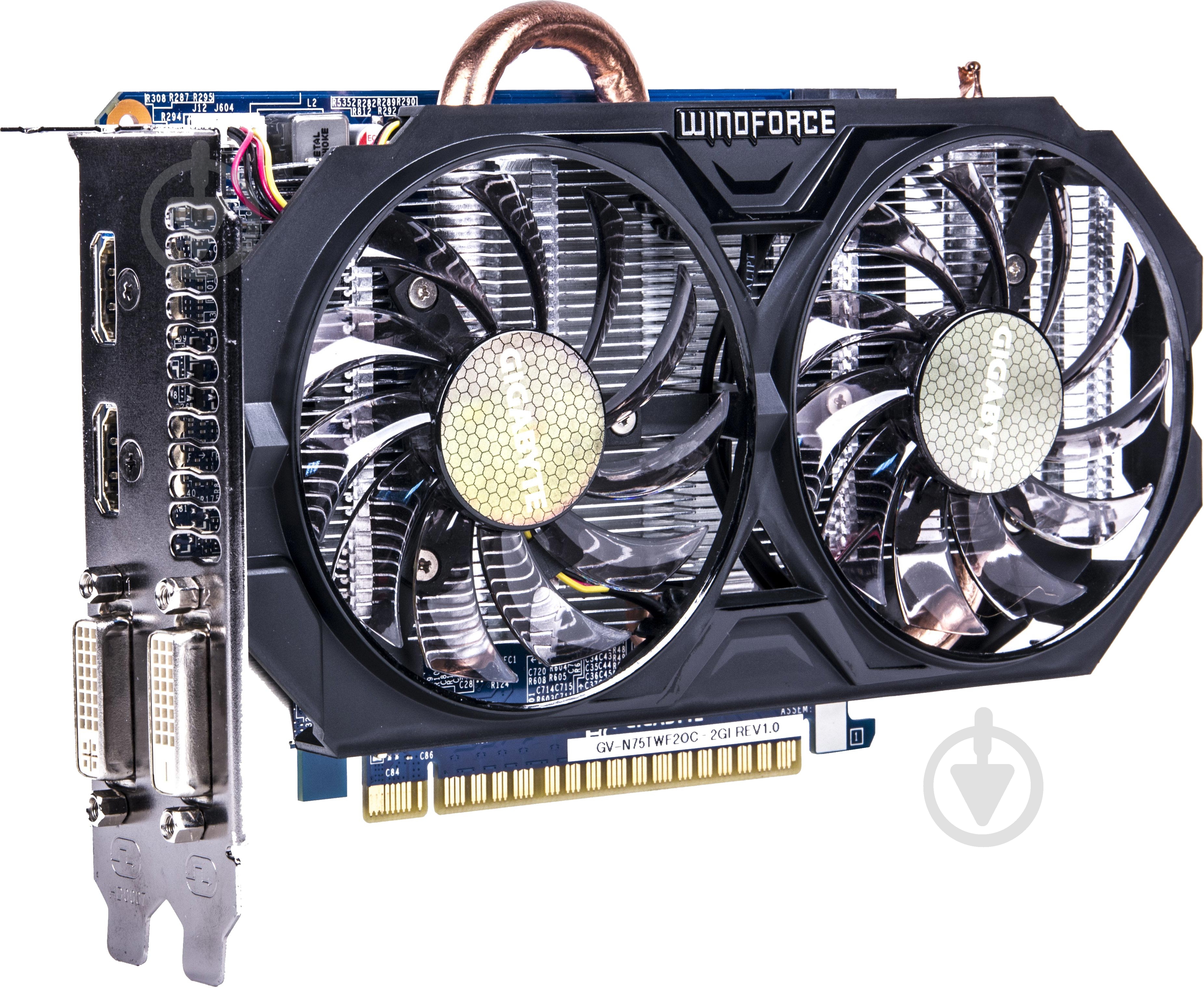 ᐉ Відеокарта Gigabyte GeForce GTX 750 Ti 2GB GDDR5 128bit (GV