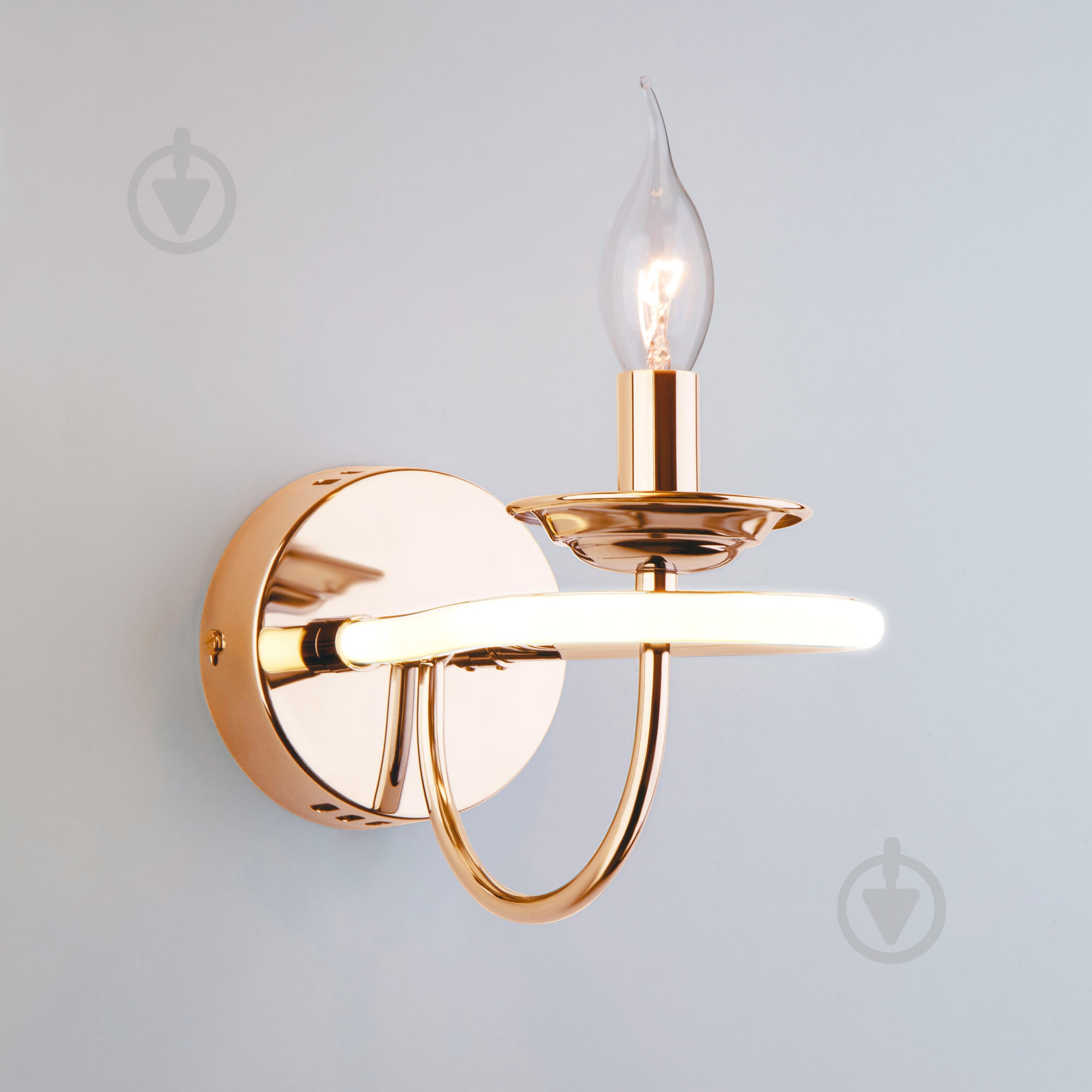 ВИТРИНА! Бра Strotskis Phobos LED 8 Вт 1x60 Вт E14 золото 421/1 - фото 1